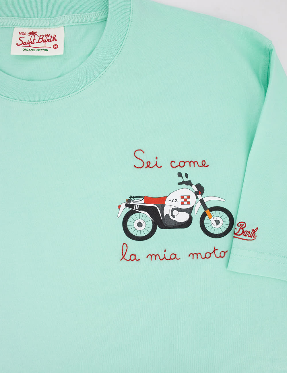 Shop Mc2 Saint Barth T-shirt In Come Mia Moto 55 Emb