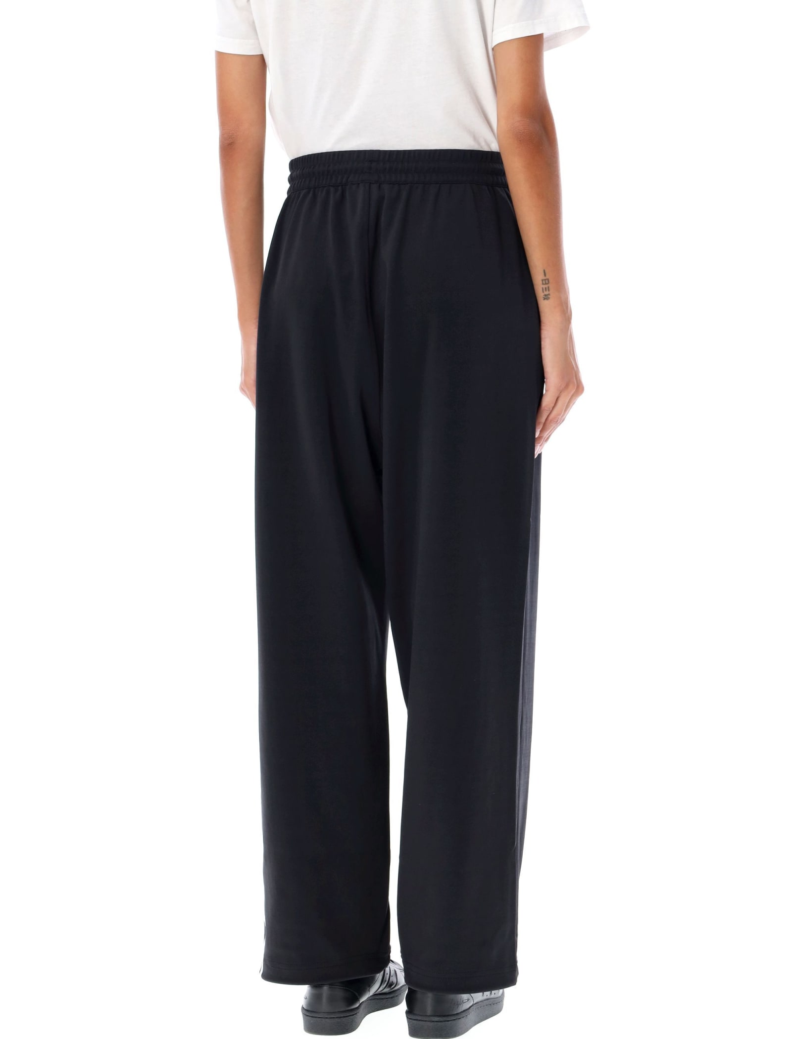 Shop Y-3 3 Band Jogging Pants In Black