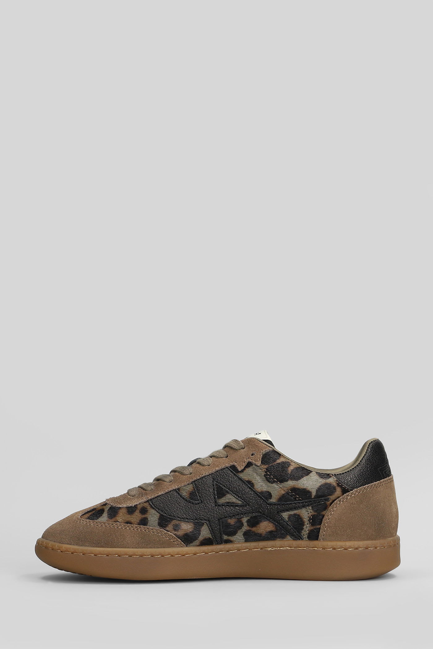 Ash Sunset Sneakers In Beige Suede And Leather In Brown