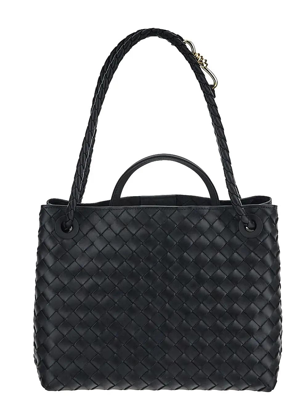 Shop Bottega Veneta Medium Andiamo Bag In Nero