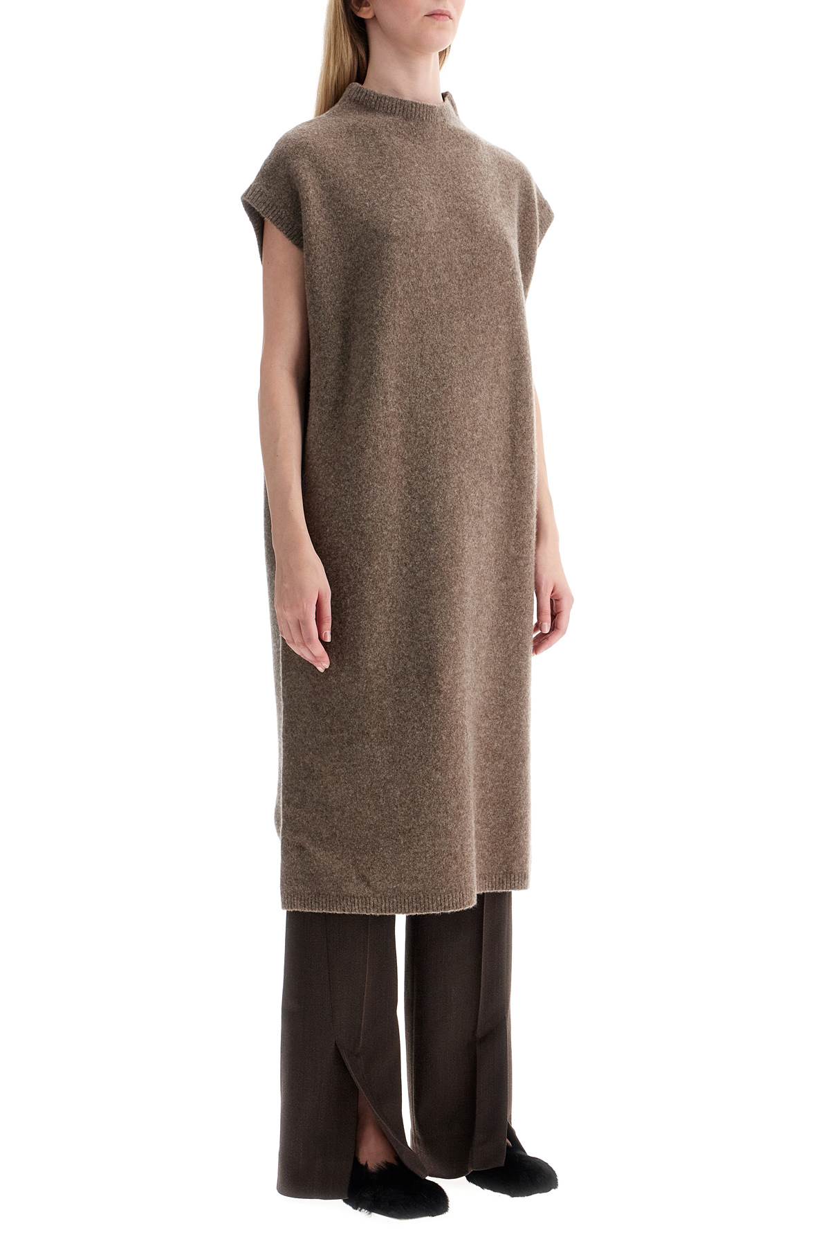 Shop Filippa K Yak Knit Dress For Women In Driftwood (brown)