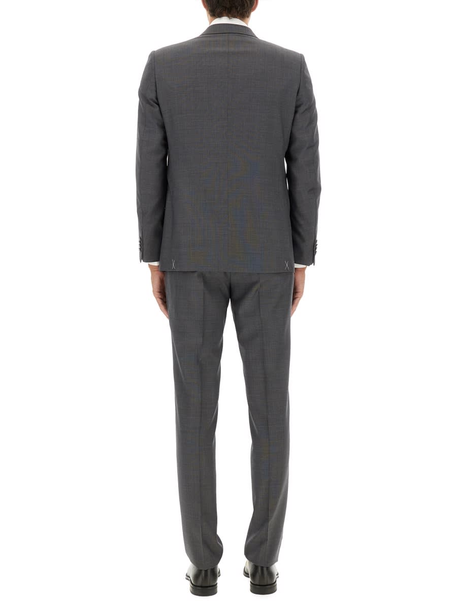Zegna Wool Dress In Gray