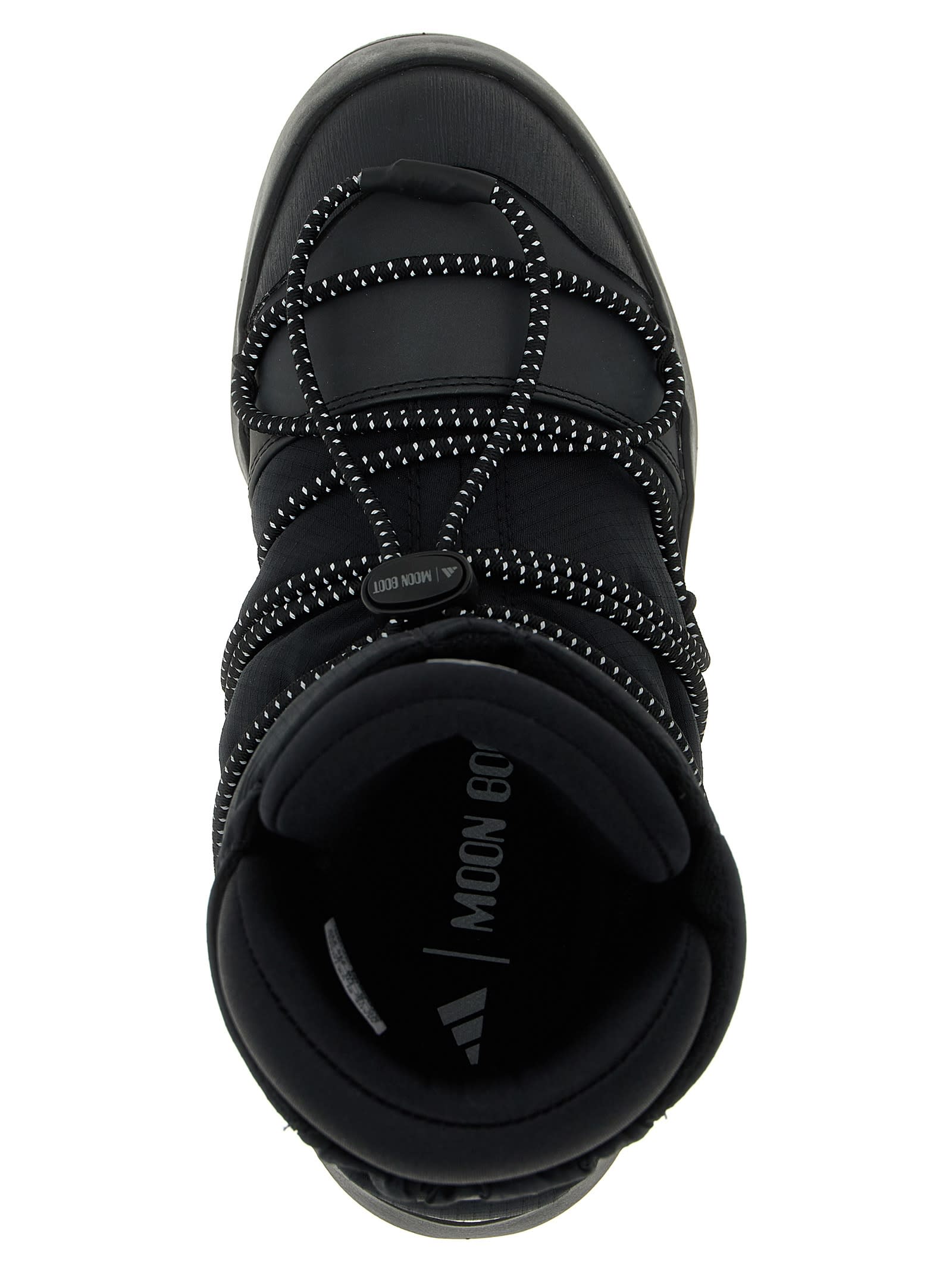 Adidas Originals Ace Adidas X Moonboot Ankle Boots In Black