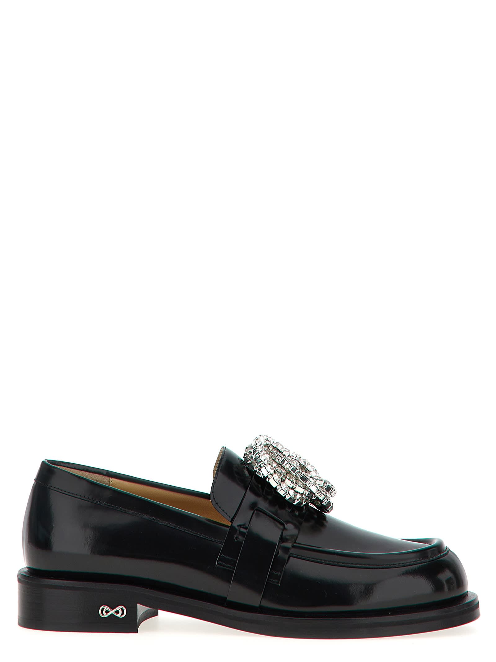 galaxy Black Loafers