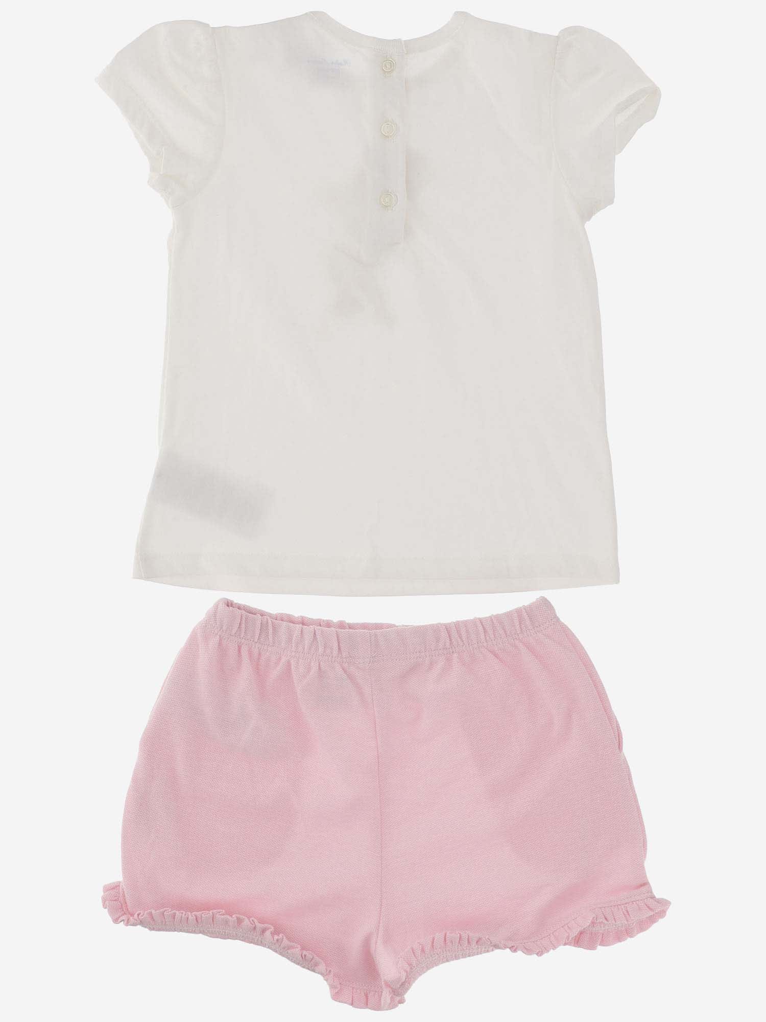 Shop Polo Ralph Lauren Two-piece Outfit Set In Beige