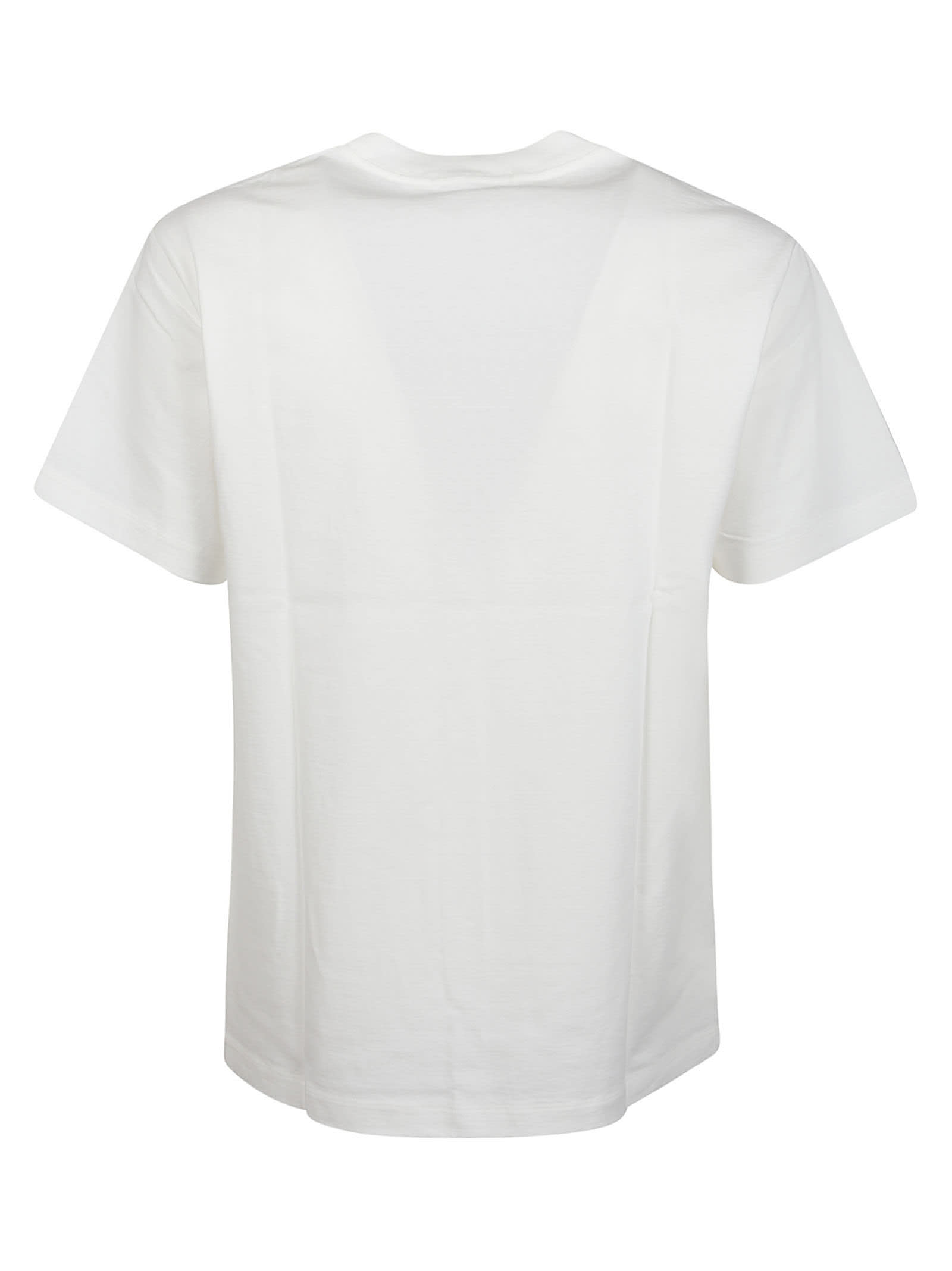 Shop Ambush Revolve Logo T-shirt In Cloud Dancer Snorkel Blue