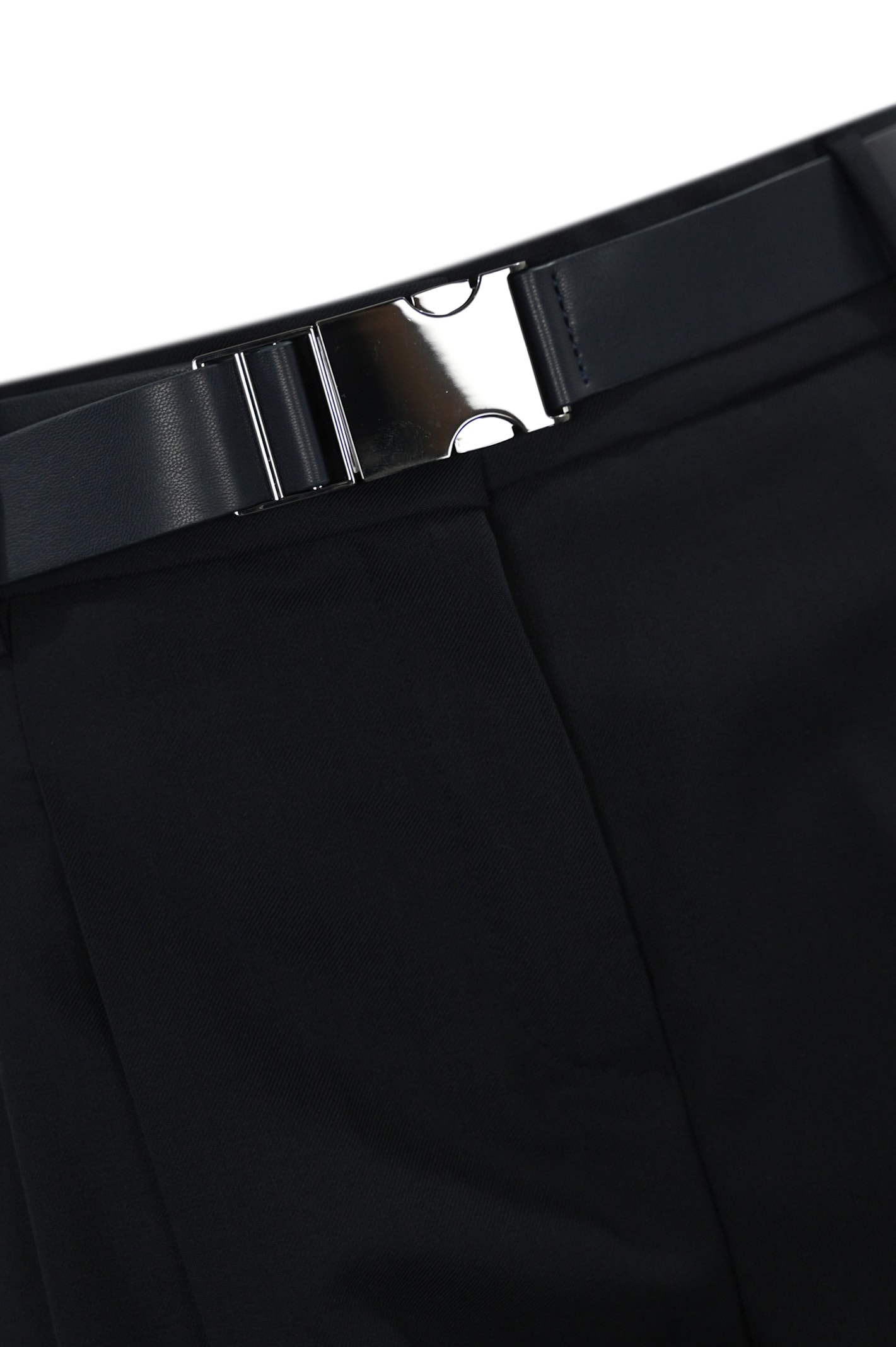 Max Mara Juanita Wool Trousers In Blue