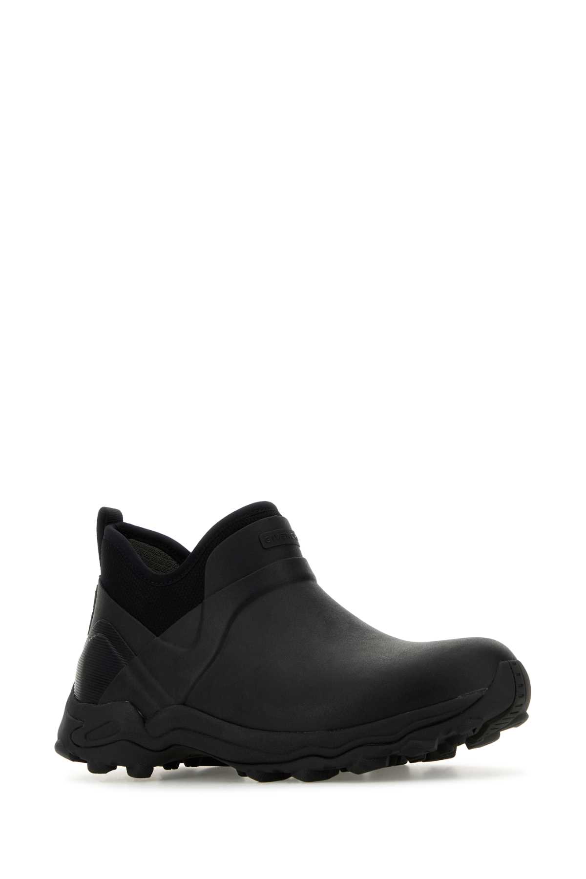 Shop Givenchy Black Rubber Slip Ons