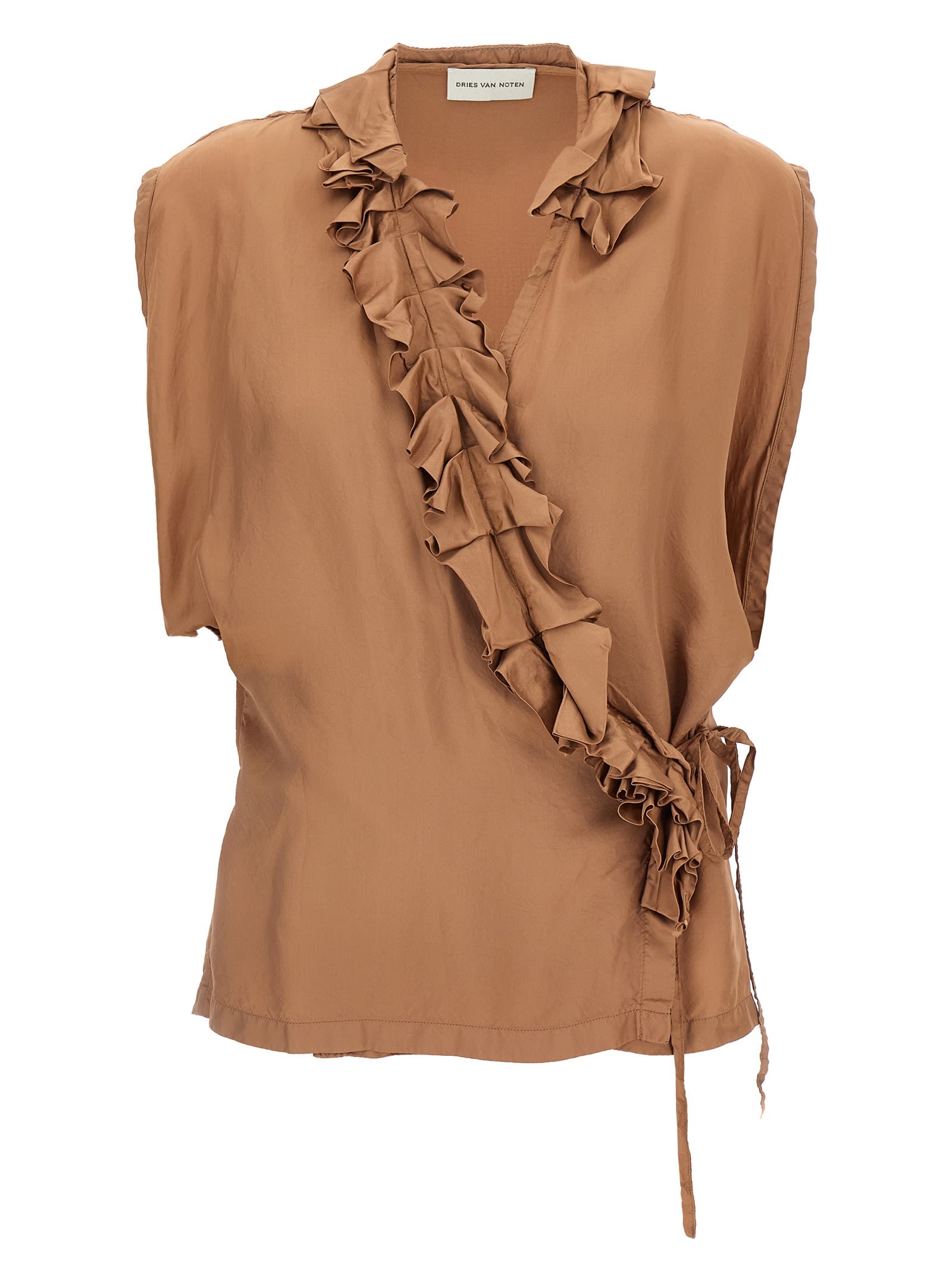 Shop Dries Van Noten Clematis Top