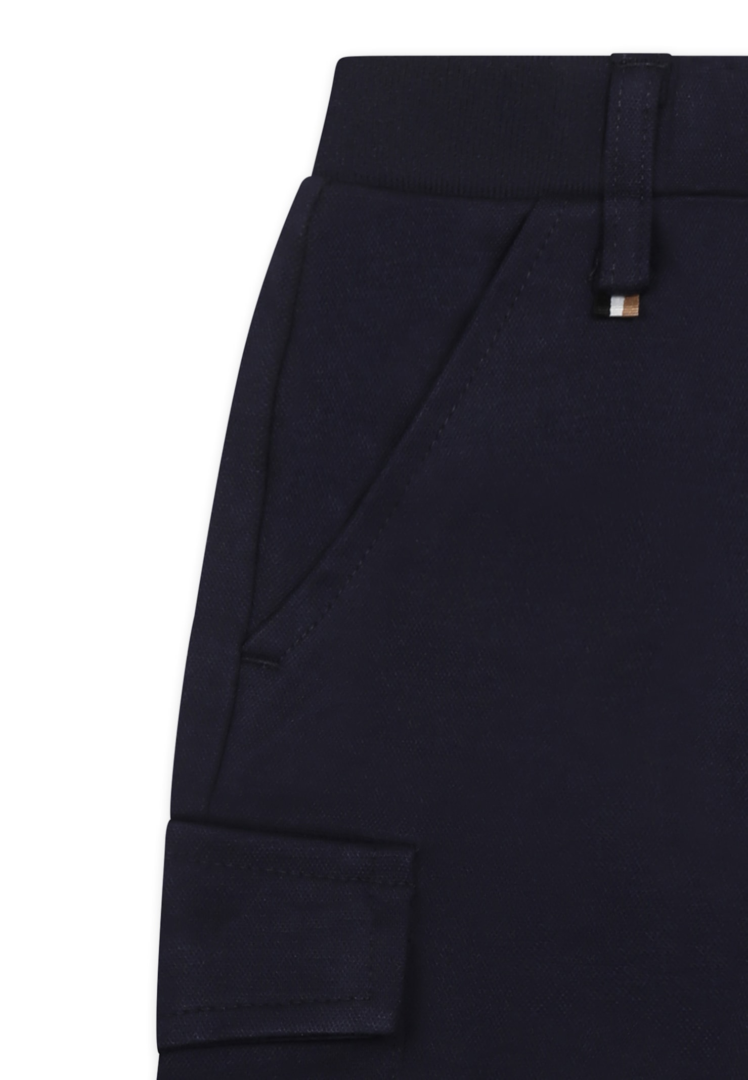Hugo Boss Blue Trousers For Bbay Boy In Blue