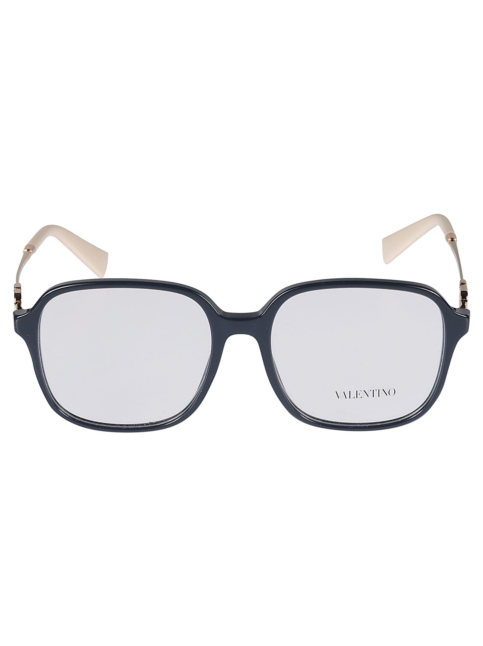 Valentino Logo Sided Square Framed Glasses
