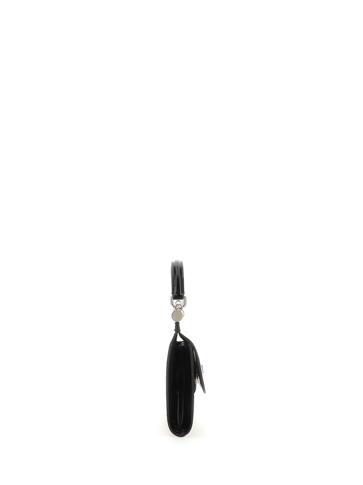 Dolce & Gabbana Kim Sicily Leather Bag In Black