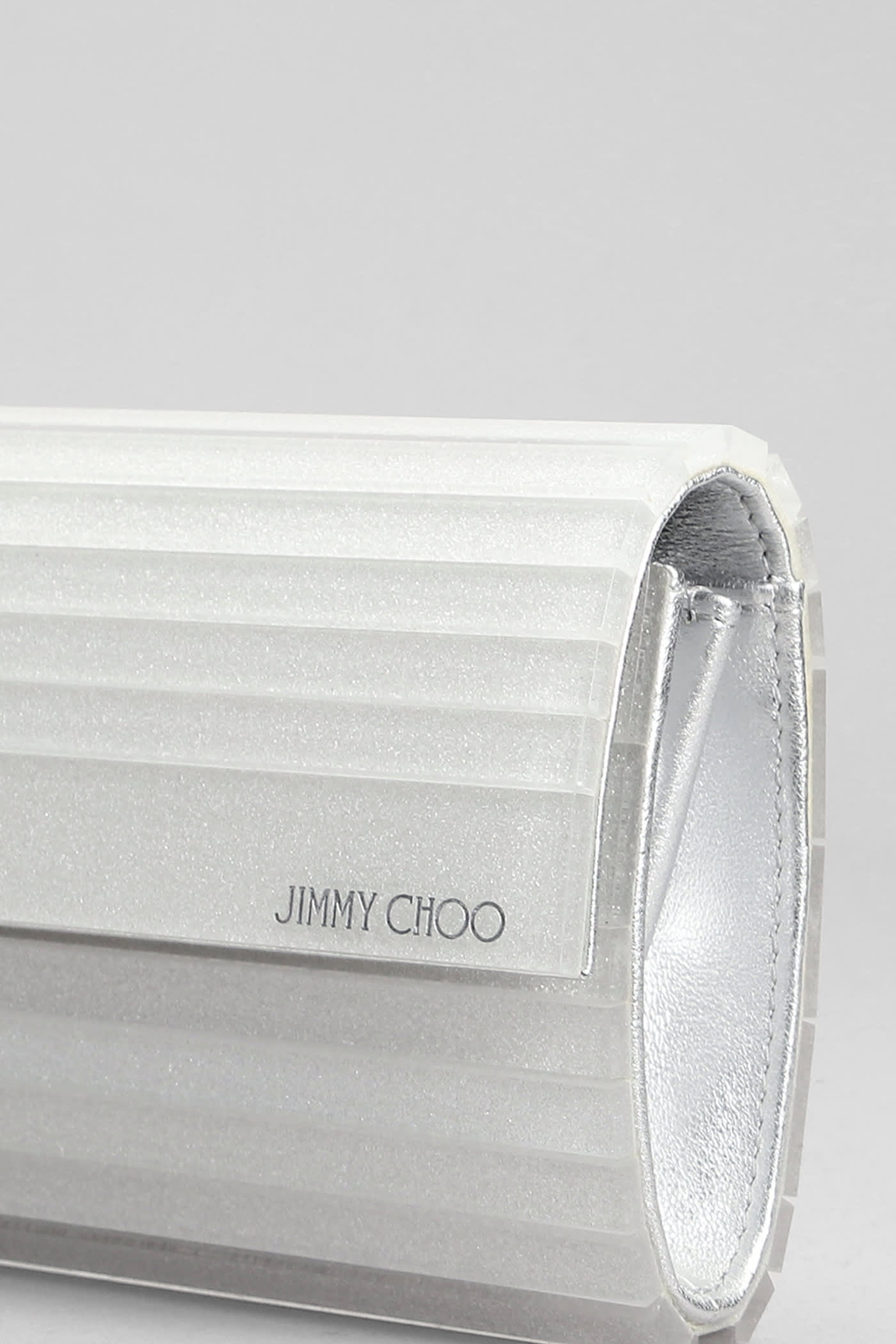 Shop Jimmy Choo Sweetie Clutch In White Acrylic