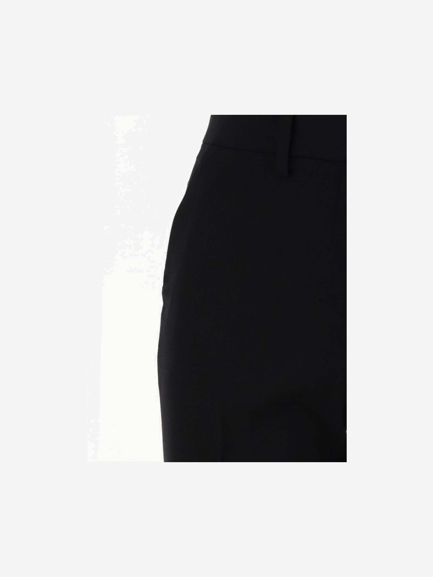 Shop True Royal Wool Gabardine Pants In Black