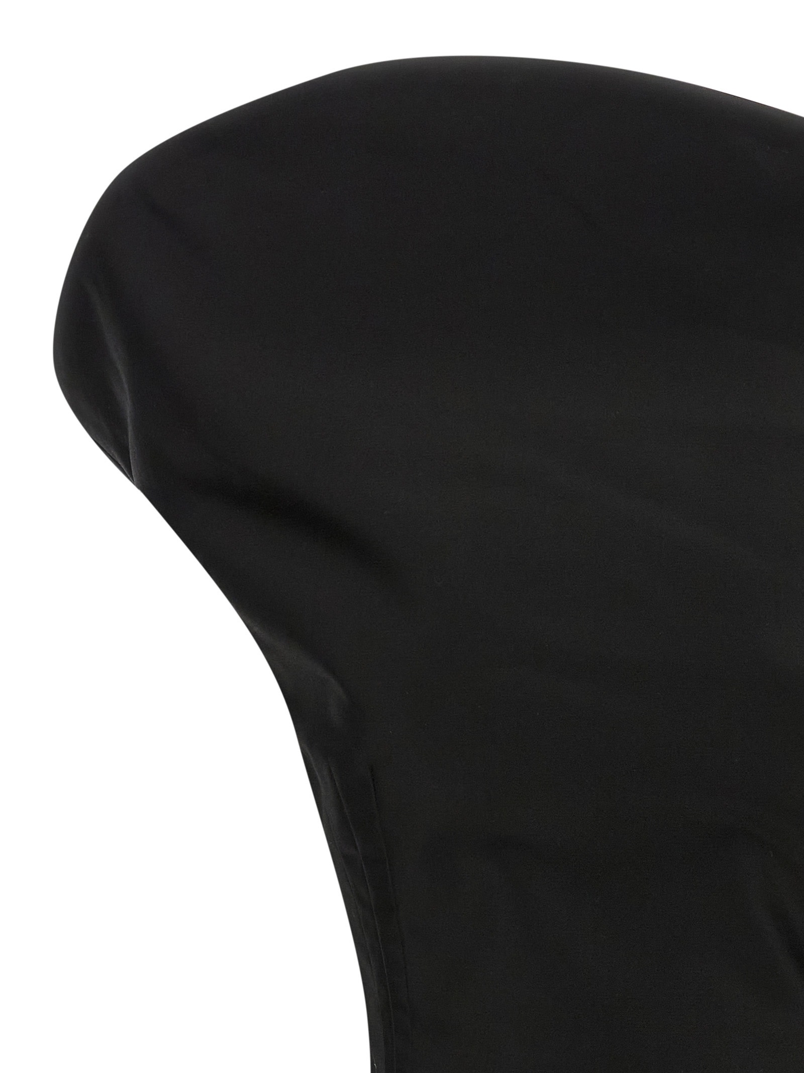 Magda Butrym One Shoulder Fitted Sleeveless Dress In Black