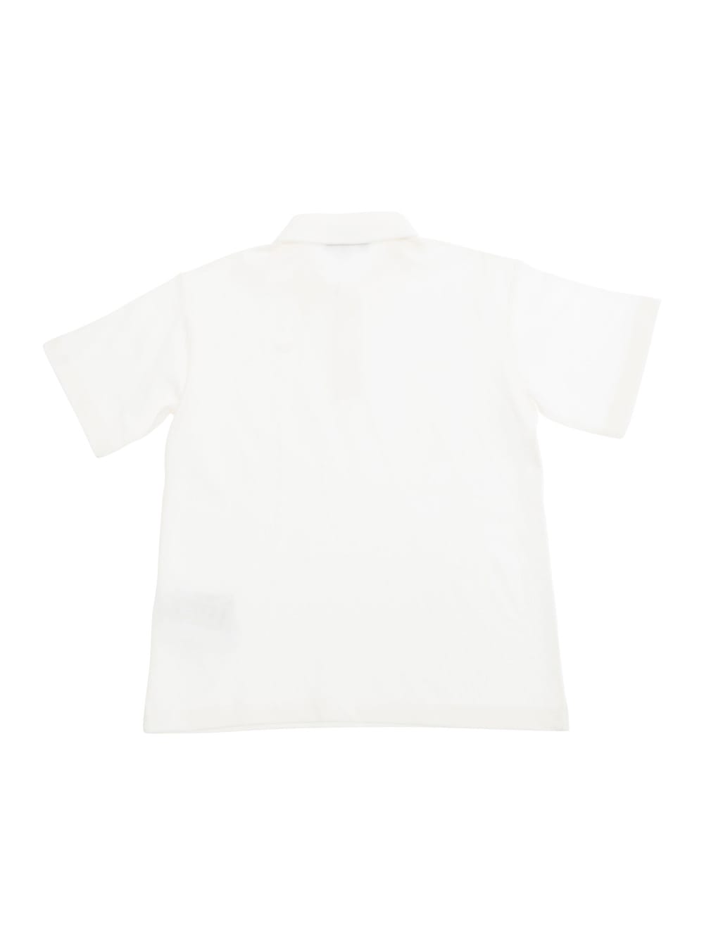 Emporio Armani Short-sleeved Polo Shirt In White