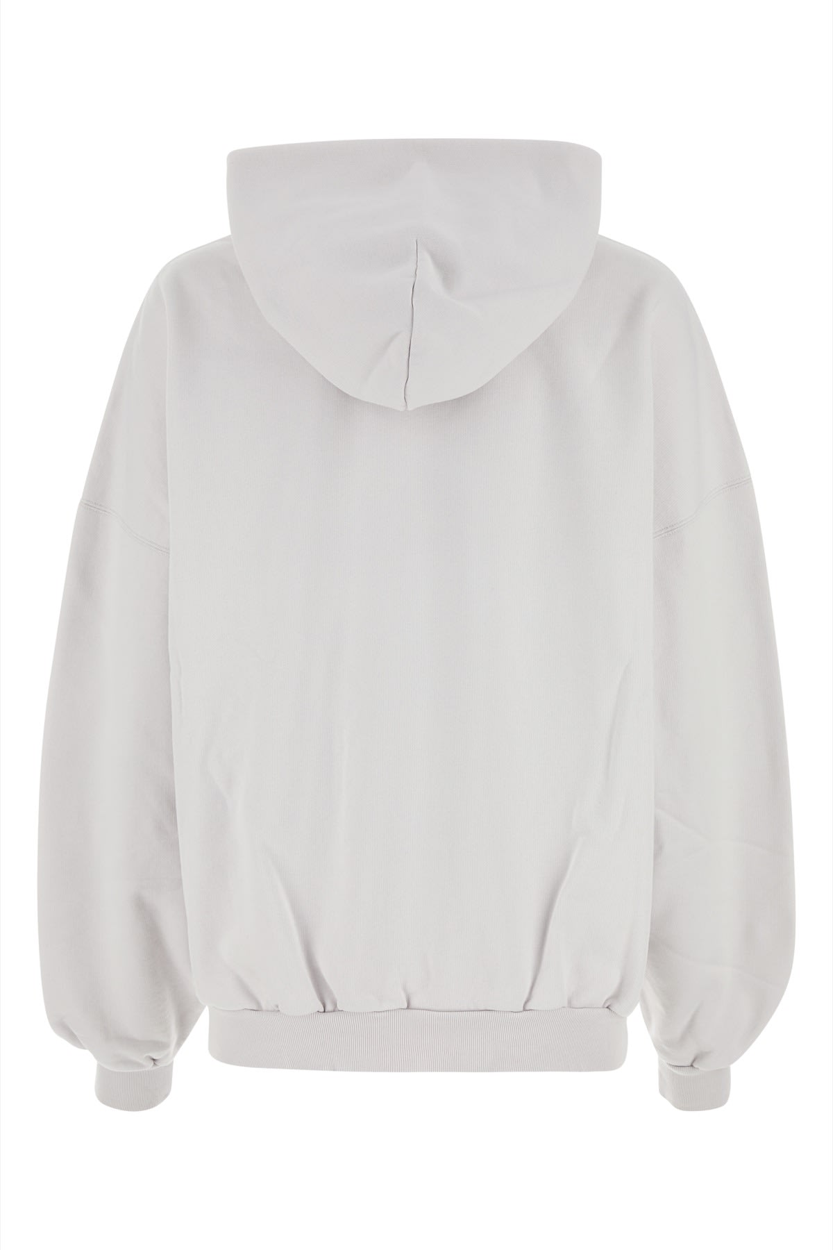 Shop Balenciaga Large Fit Hoodie In Off White