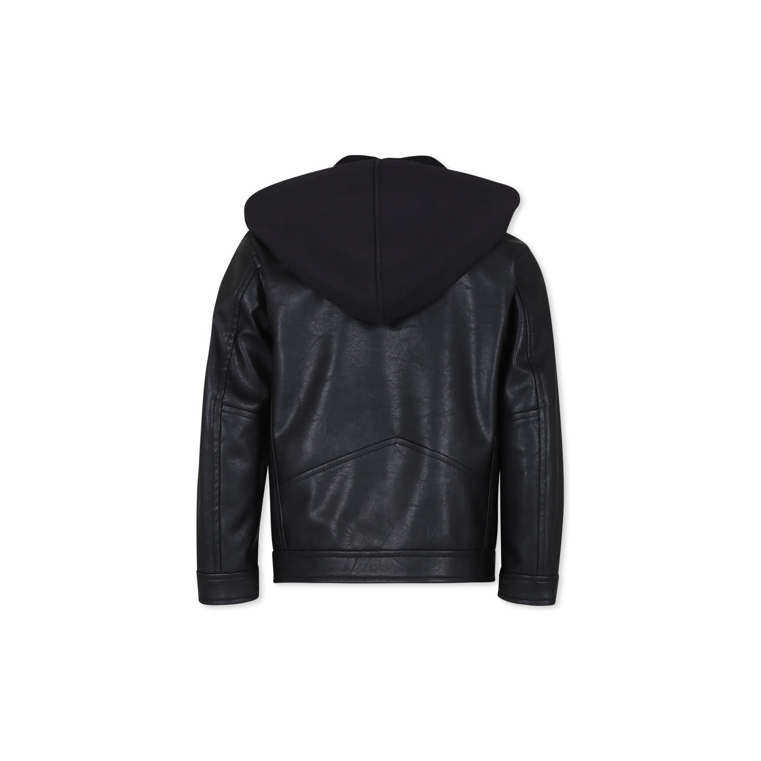 Shop Dondup Black Jacket For Boy With Logo