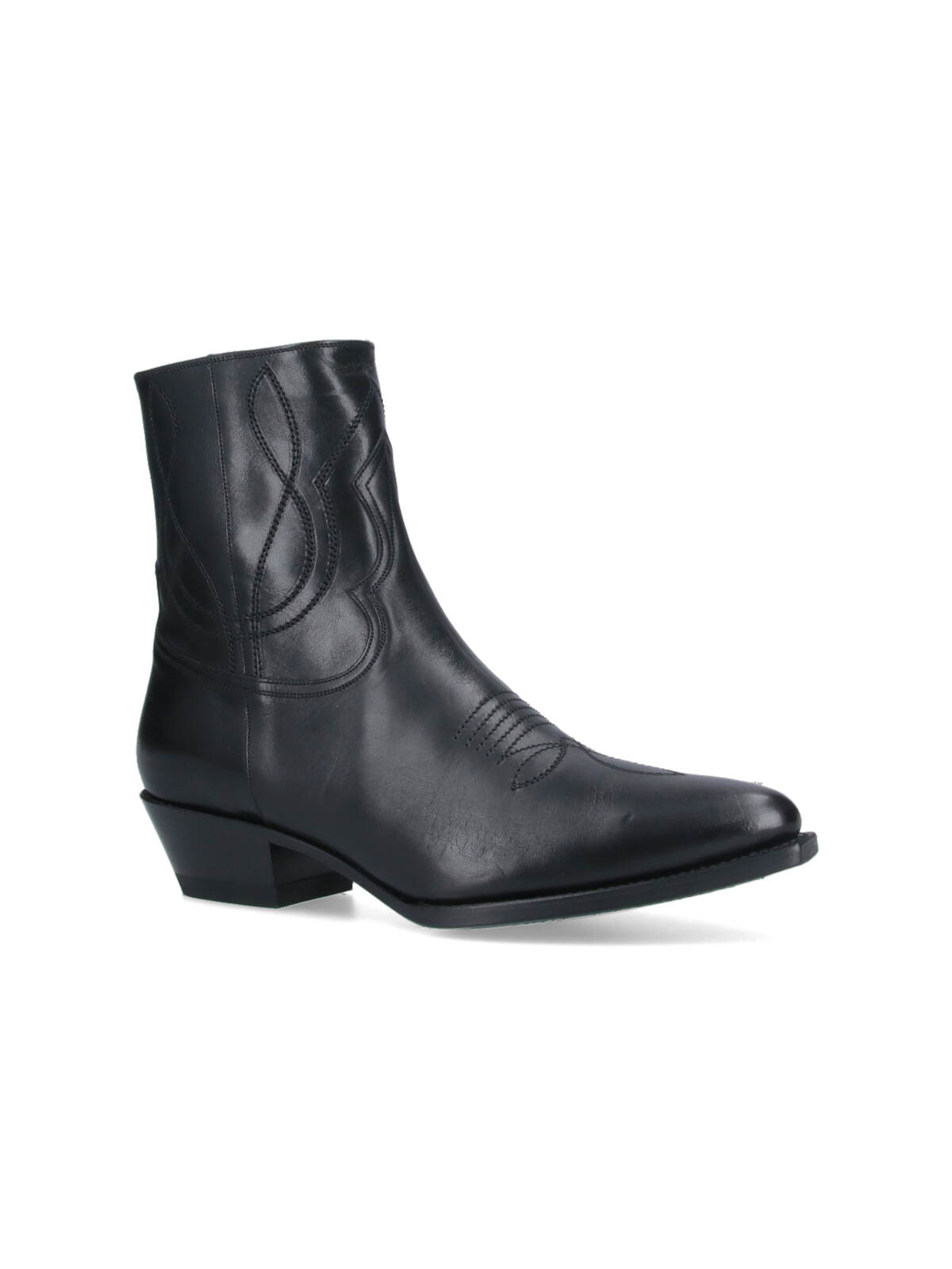 Celine Western Boots In Black