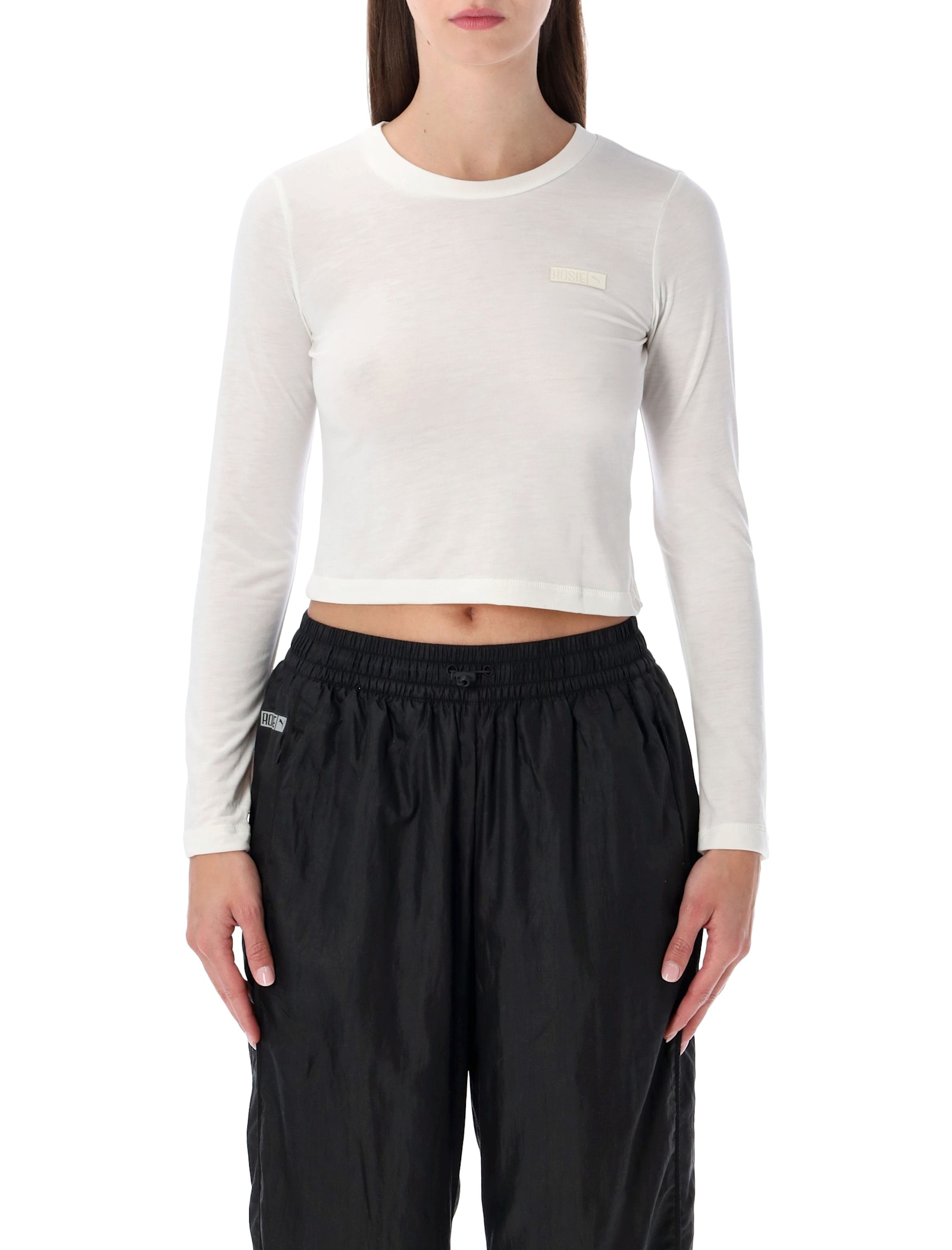 Puma X Rosé White Long-sleeve T-shirt In White