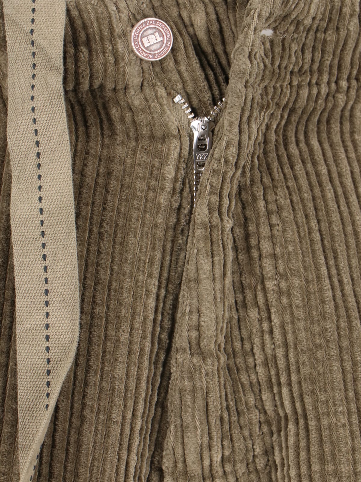 Shop Erl Corduroy Straight Pants In Brown