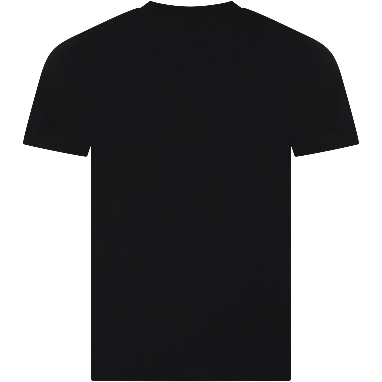 Shop Dsquared2 Black T-shirt For Boy With Logo And Print