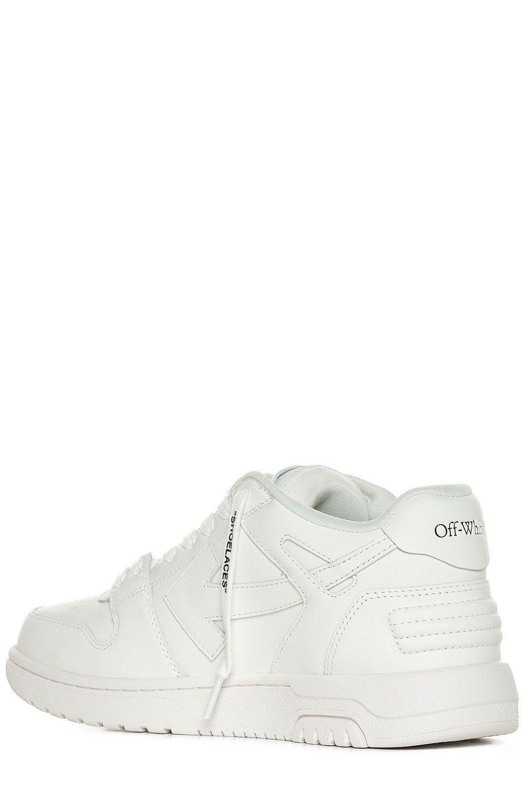 Shop Off-white Logo Patch Lace-up Sneakers In White