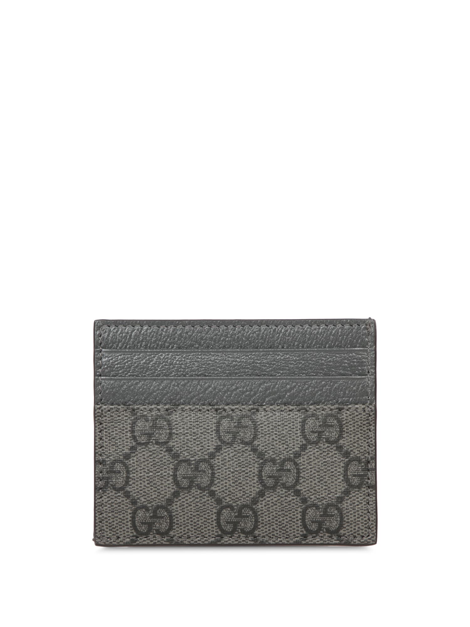 Shop Gucci Gg Grey Cardholder