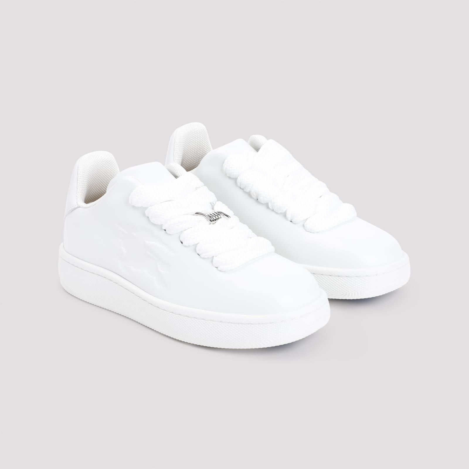 Shop Burberry Sneakers In White