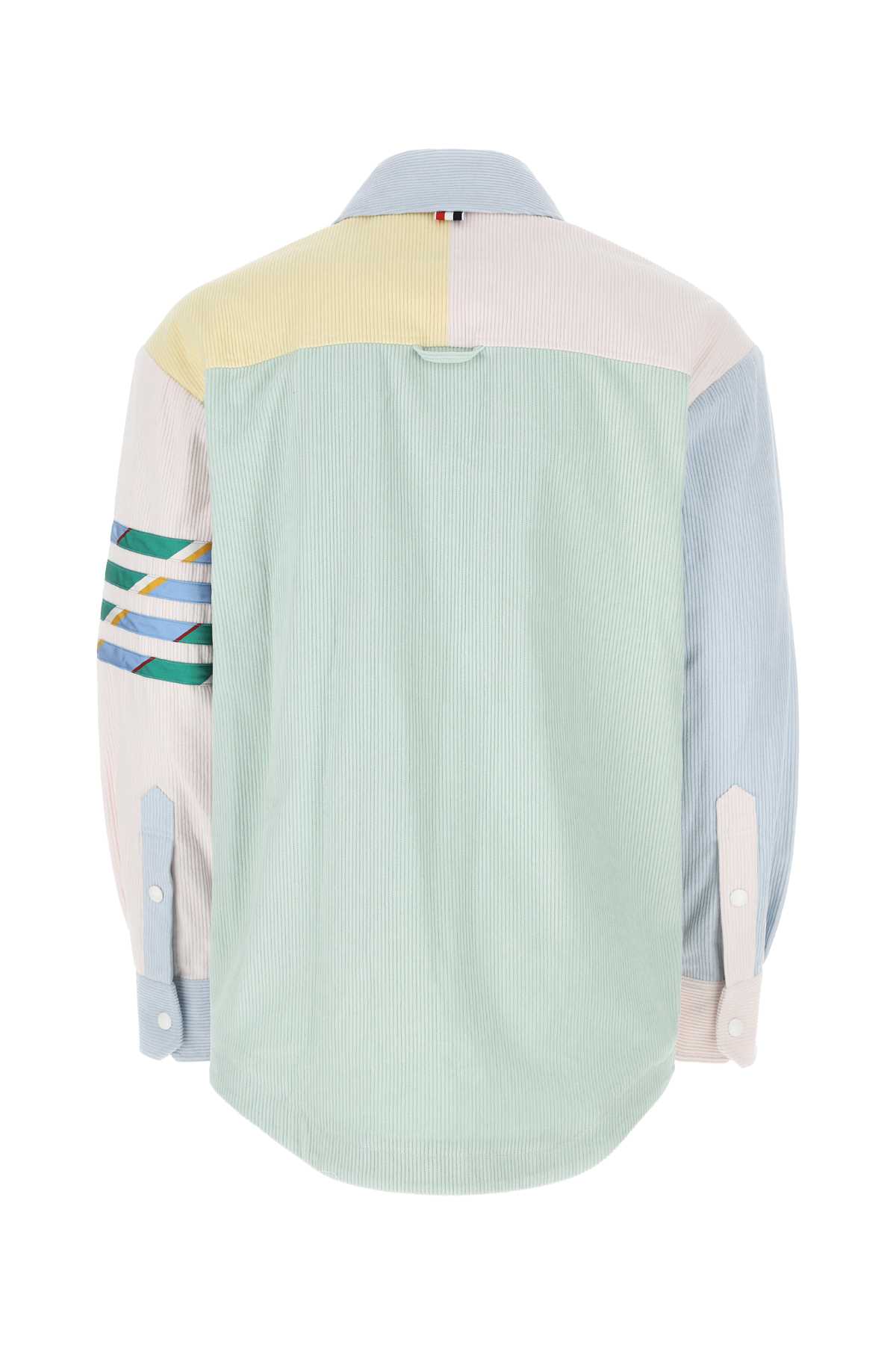 Thom Browne Multicolor Corduroy Shirt In 330