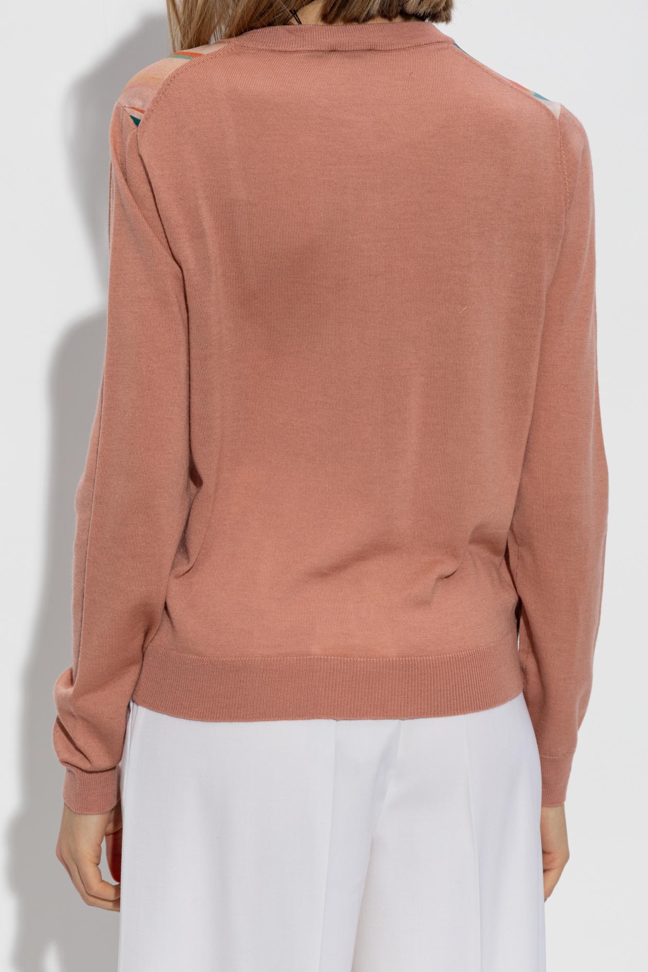 PS BY PAUL SMITH PS PAUL SMITH CARDIGAN WITH STRIPE PATTERN