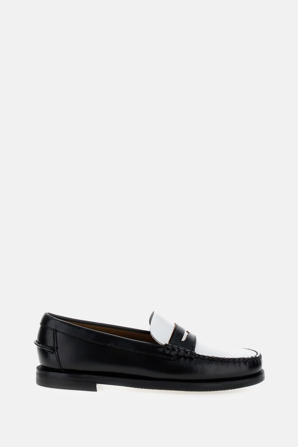 Sebago Classic Dan Smooth Leather Loafers In Black