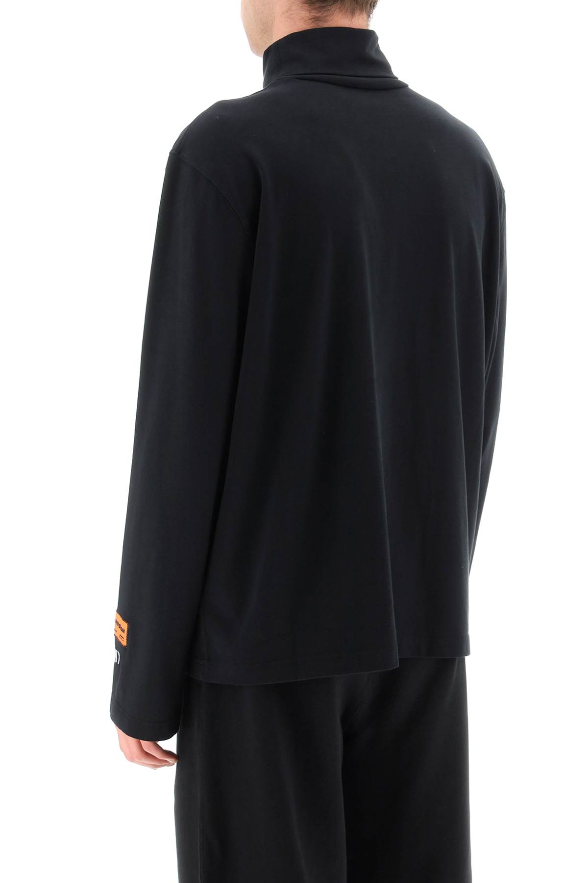 Shop Heron Preston Hpny Embroidered Long Sleeve T-shirt In Black Whit