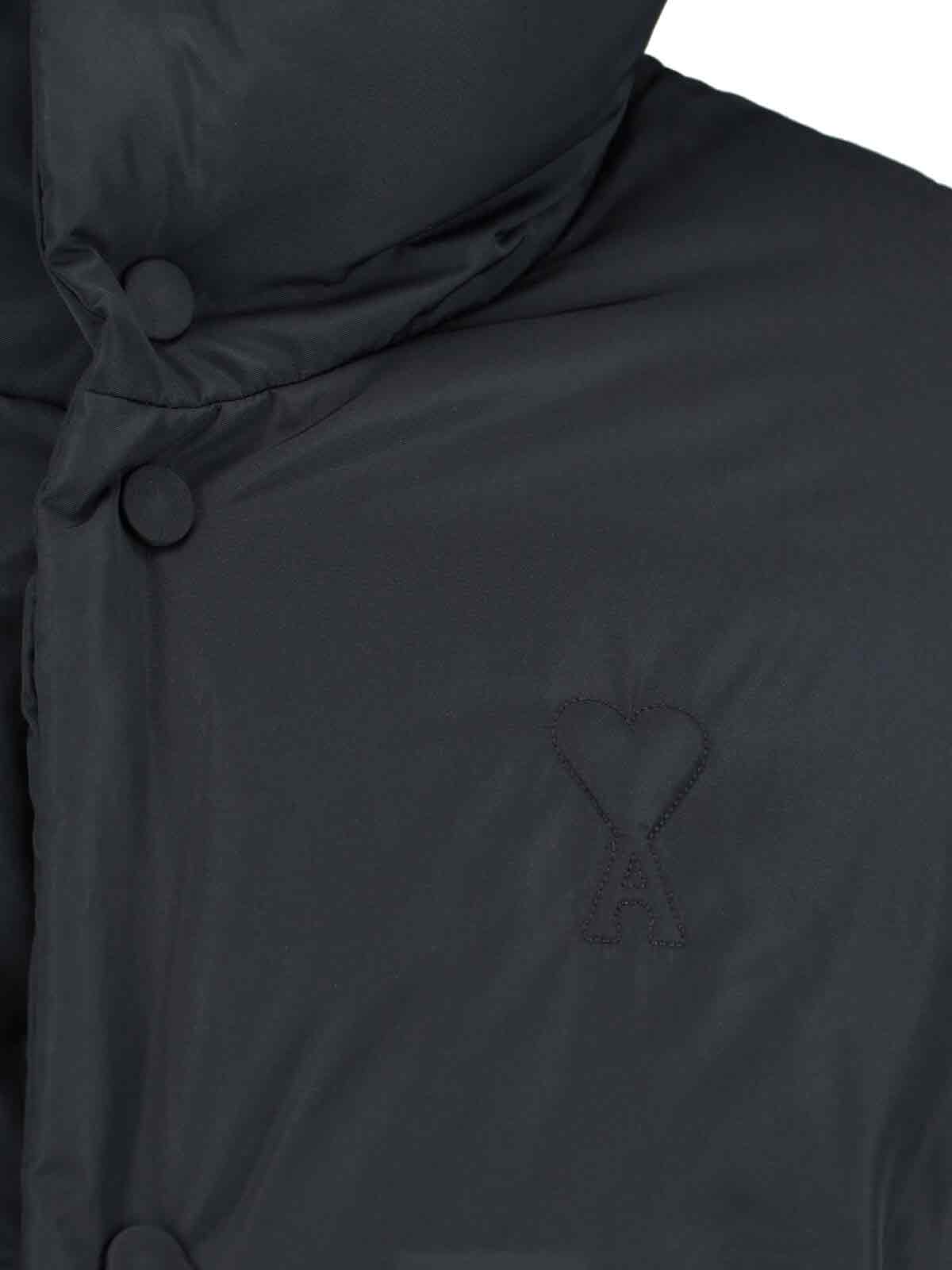 Ami Alexandre Mattiussi Versatile Jacket Featuring Adjustable Elements In Black
