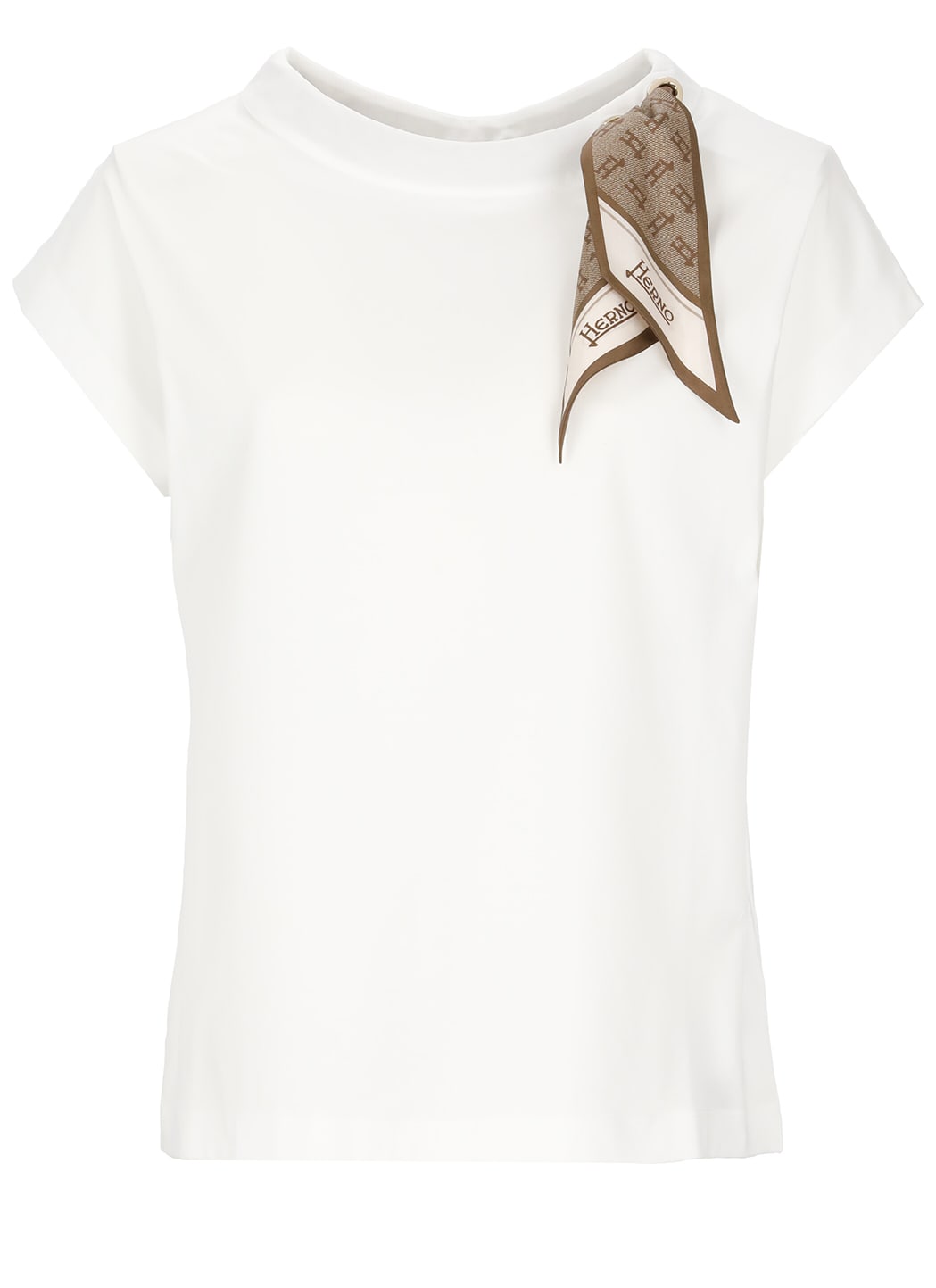 Herno T-shirt With Foulard