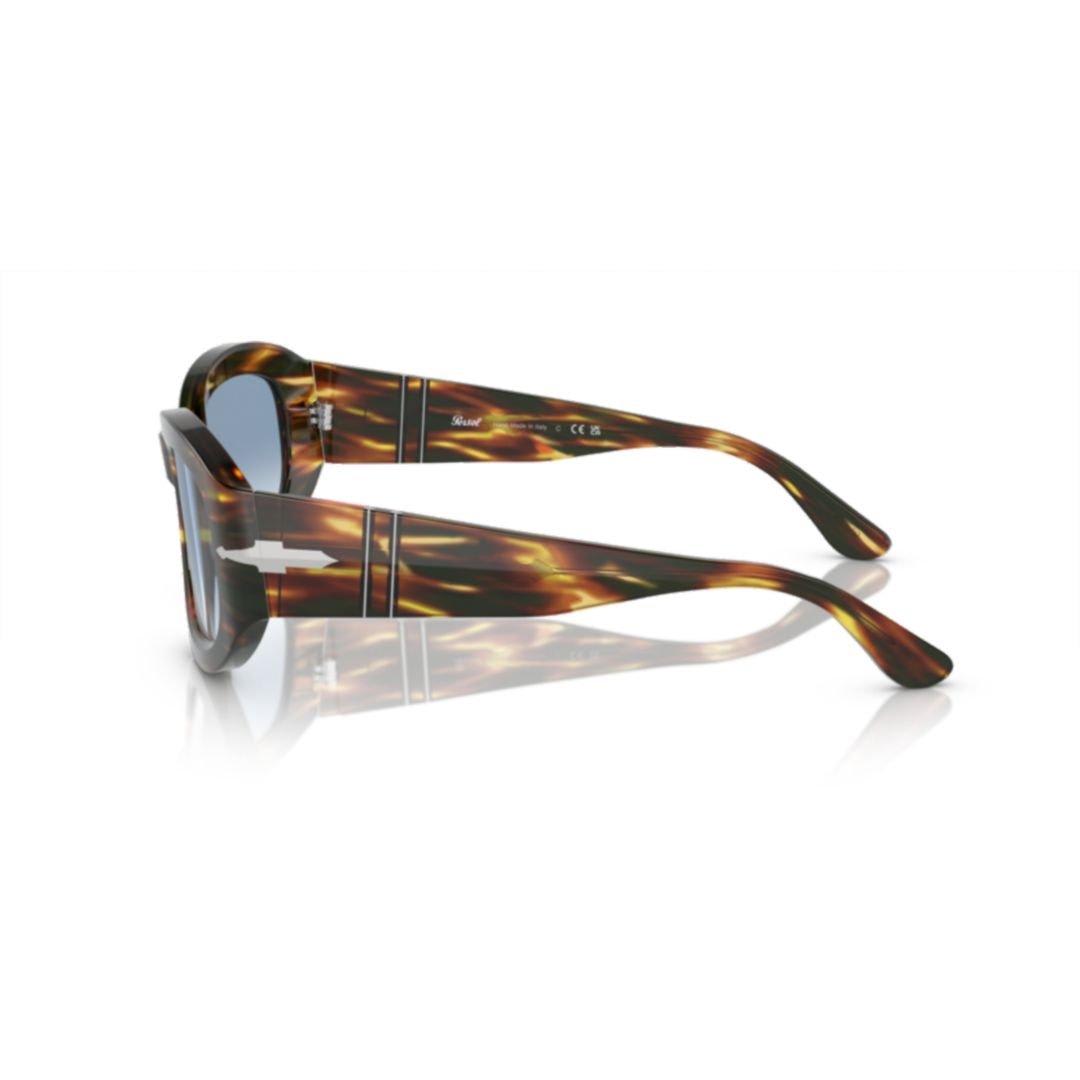 Shop Persol Oval Frame Sunglasses In 938/3f