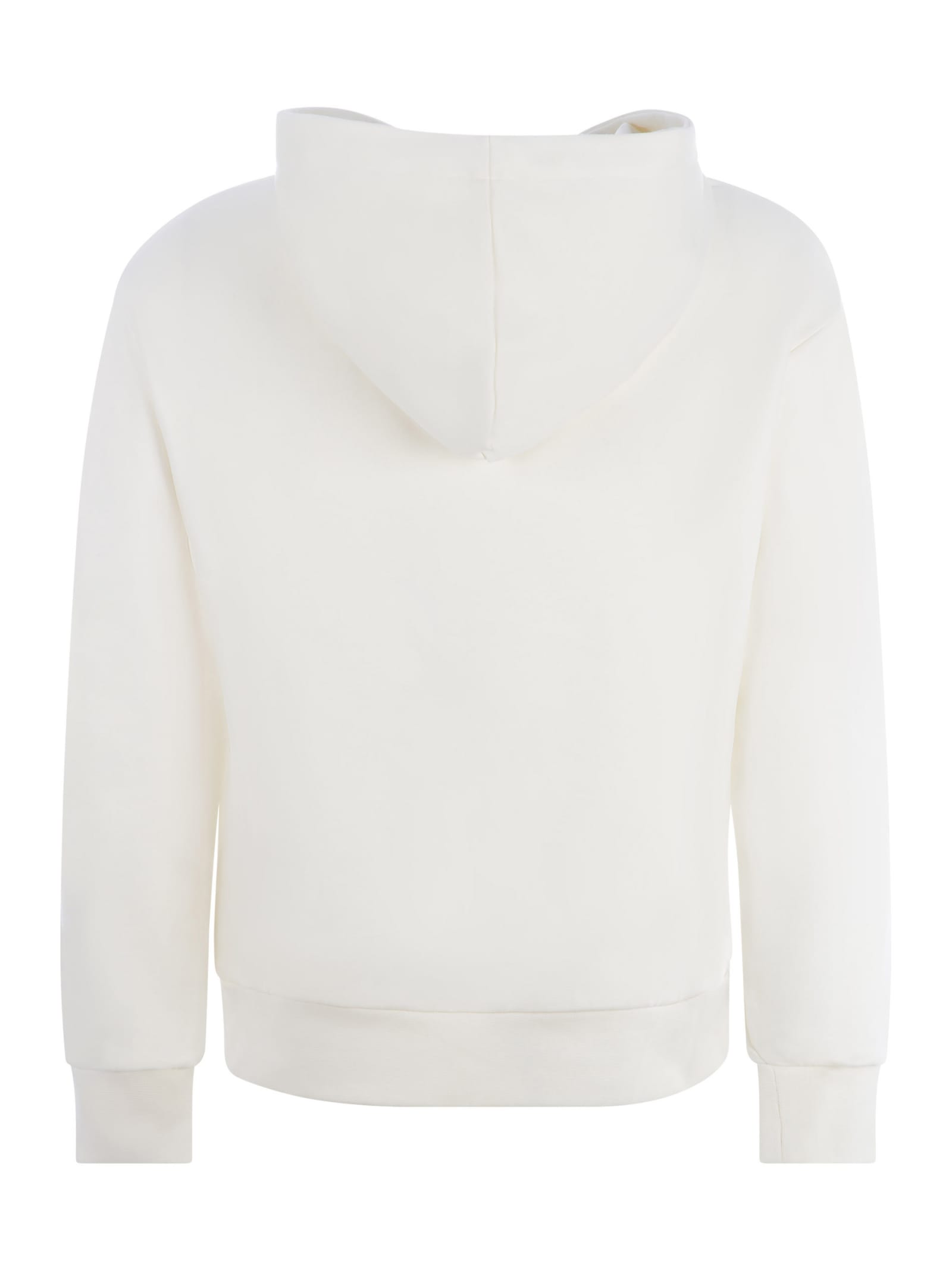 Shop Apc Hoodie Sweatshirt A.p.c. In Cotton In Bianco