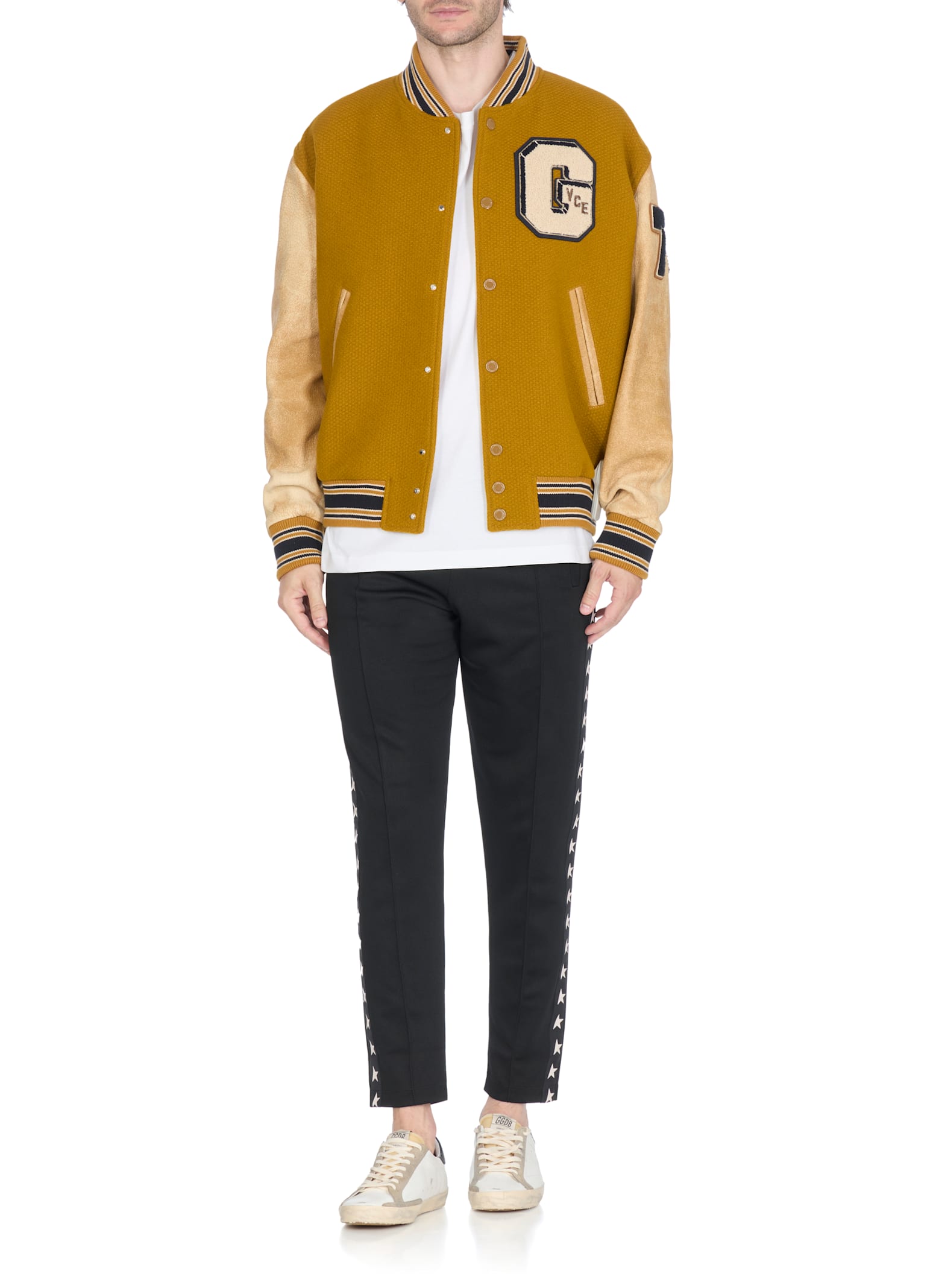 Golden Goose Distressed Leather Low Top Sneakers In Neutral