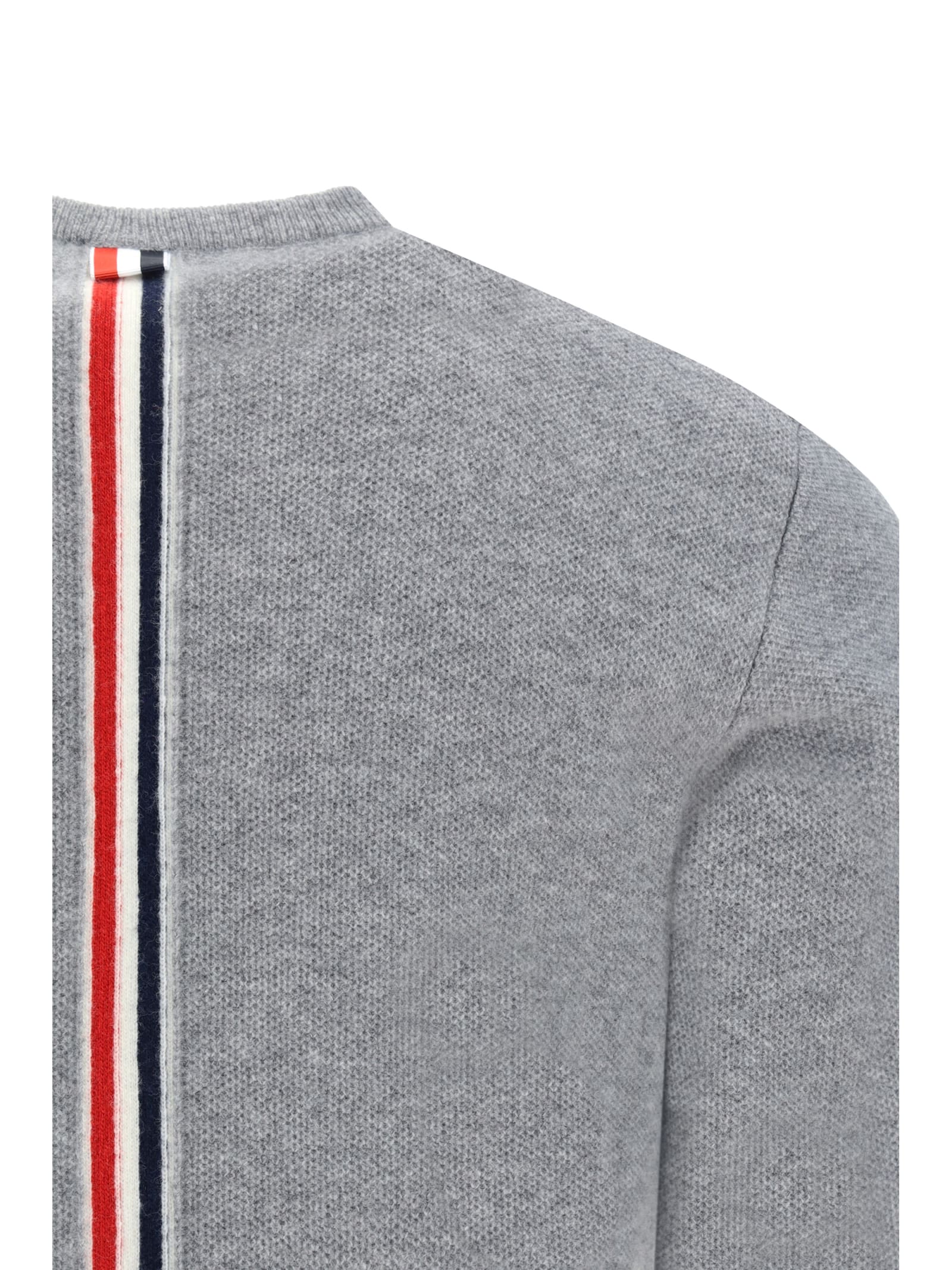 Shop Thom Browne Sweater In Lt Grey