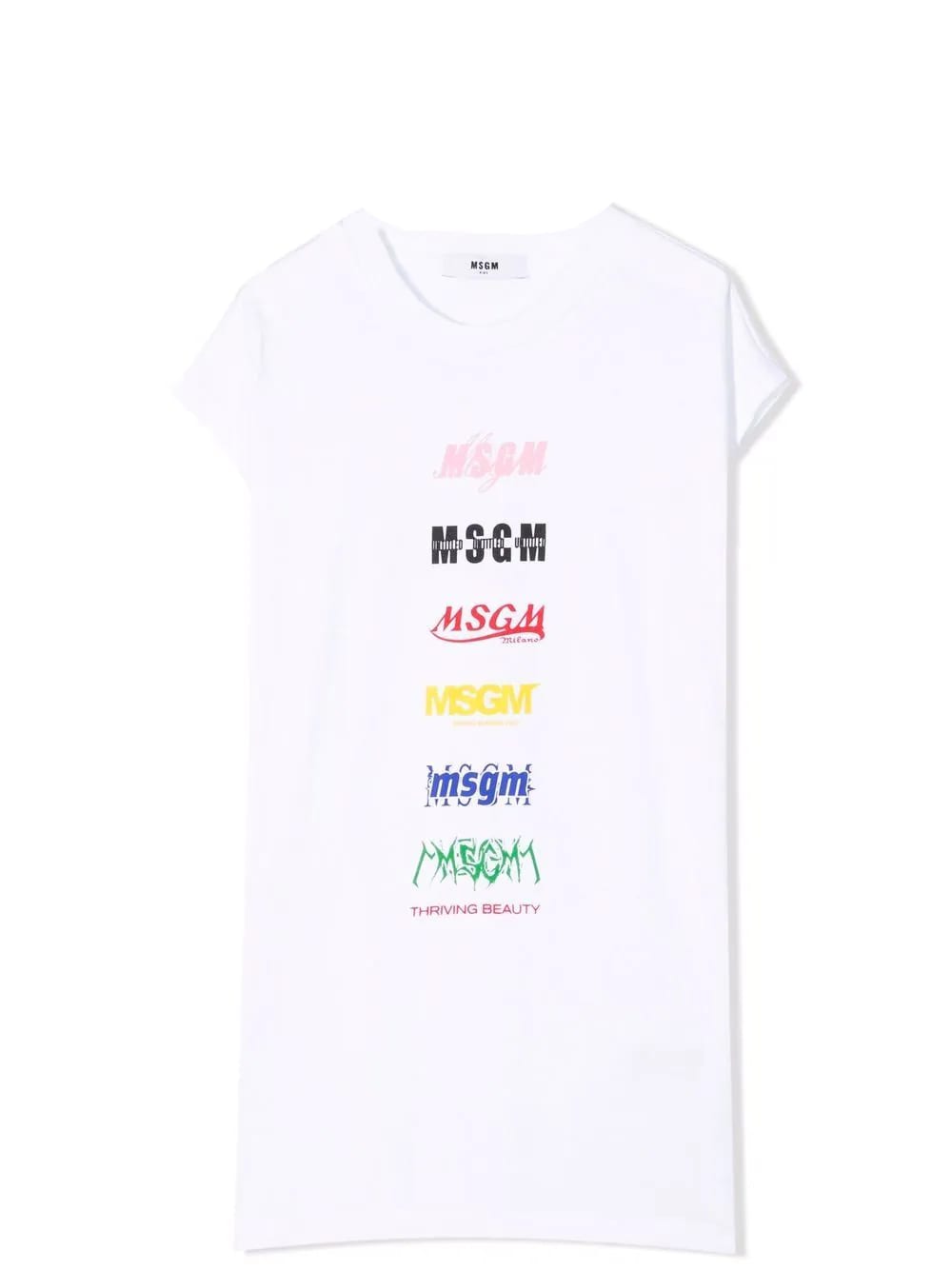 MSGM T-shirt Dress With Print