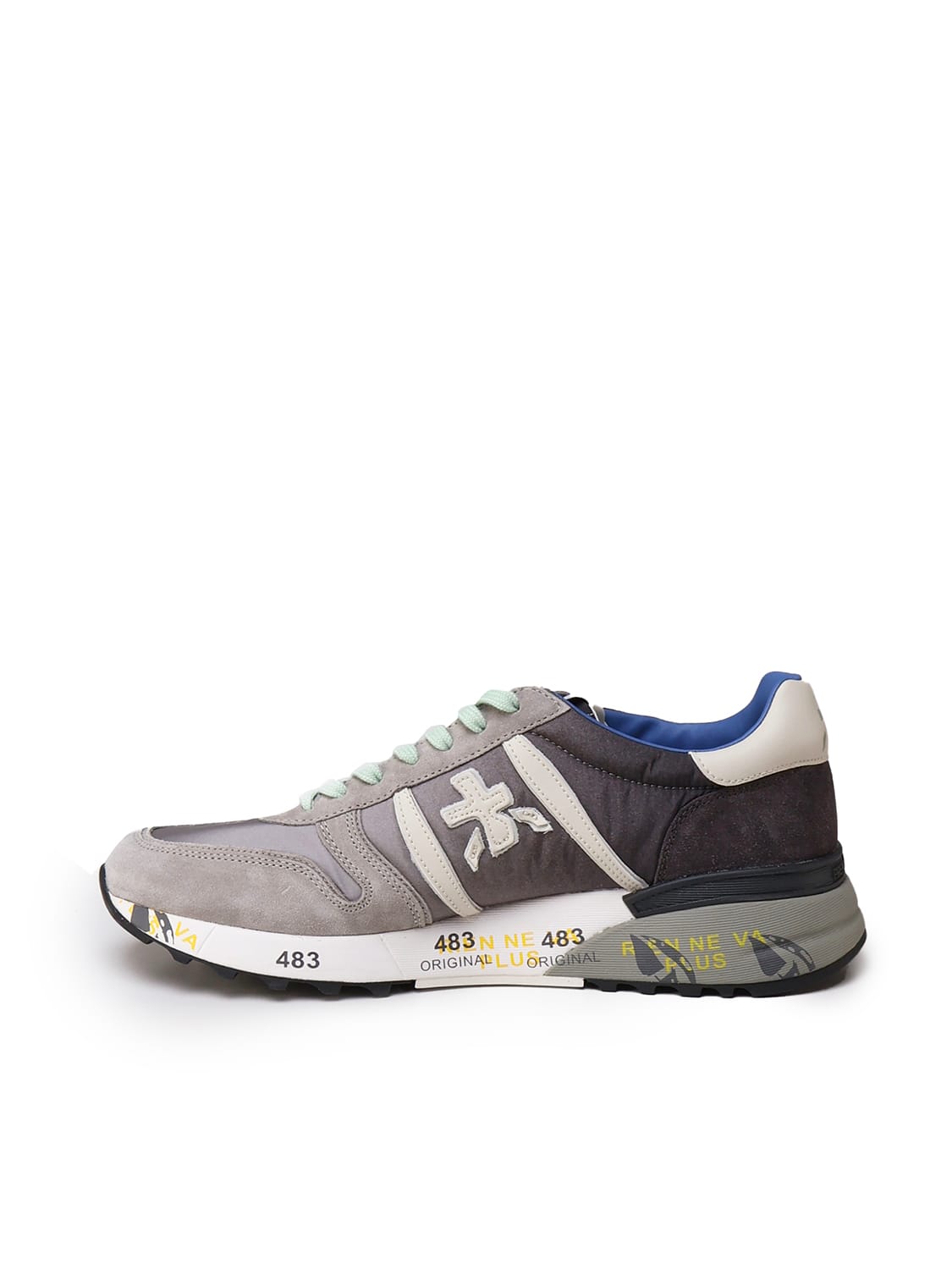 Shop Premiata Lander Sneakers In Grey