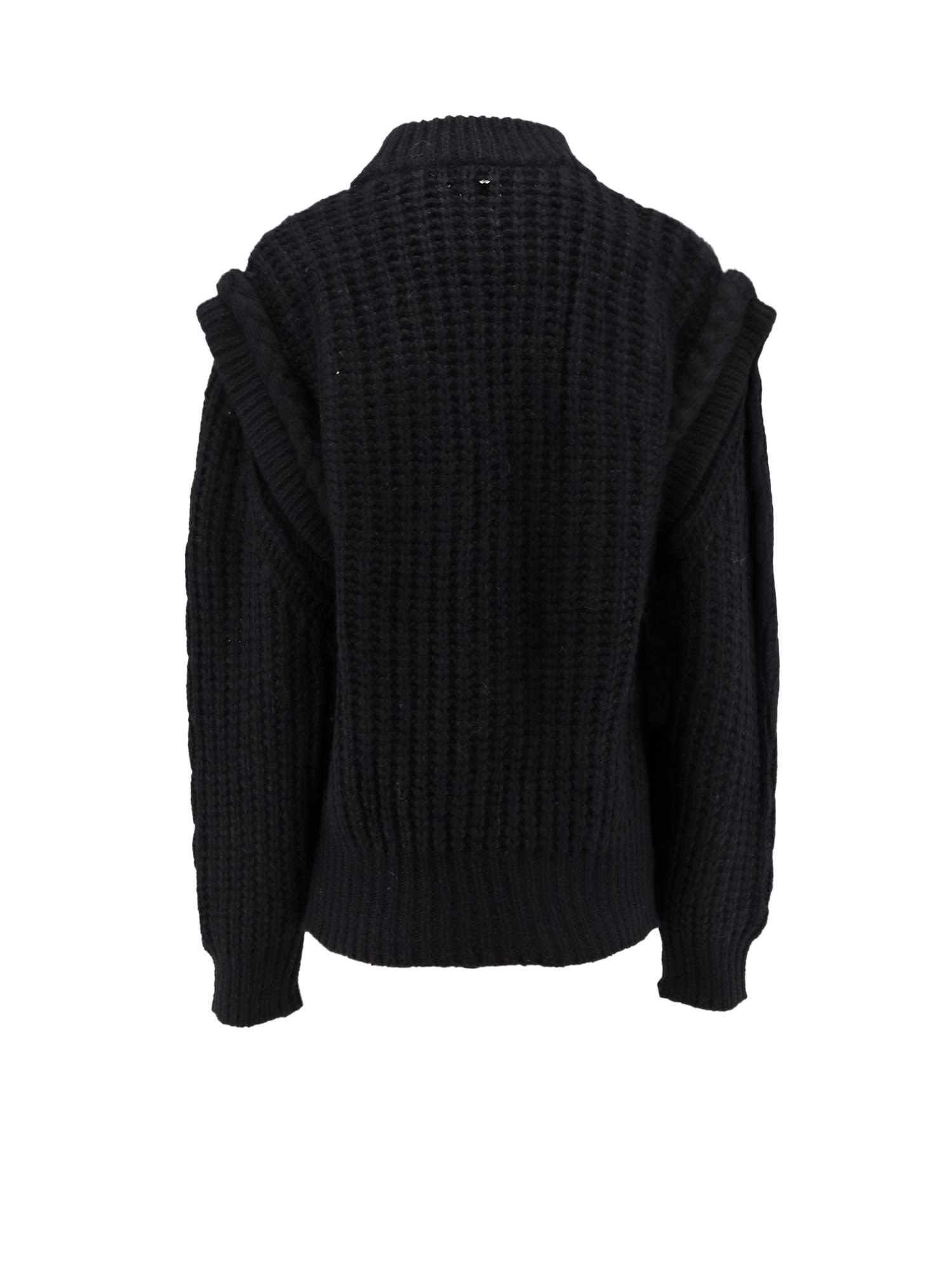 Hugo Boss Wool And Alpaca Blend Sweater In Black