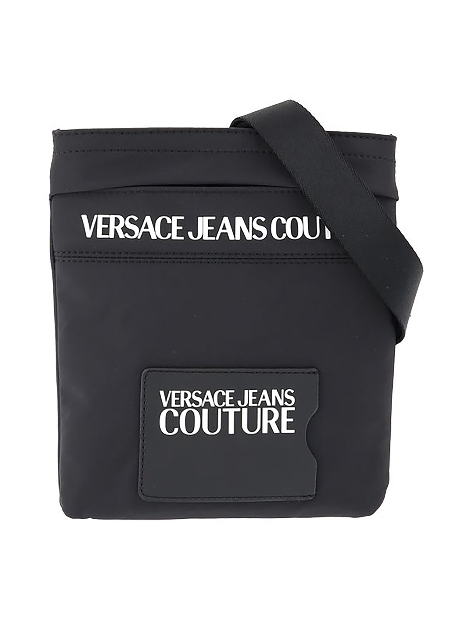 Fabric Courier Bag With Logo Details