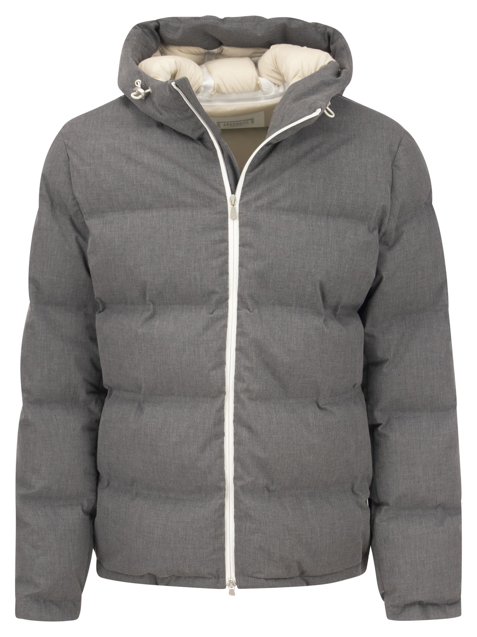 Brunello Cucinelli Thermosealed Down Jacket With Hood