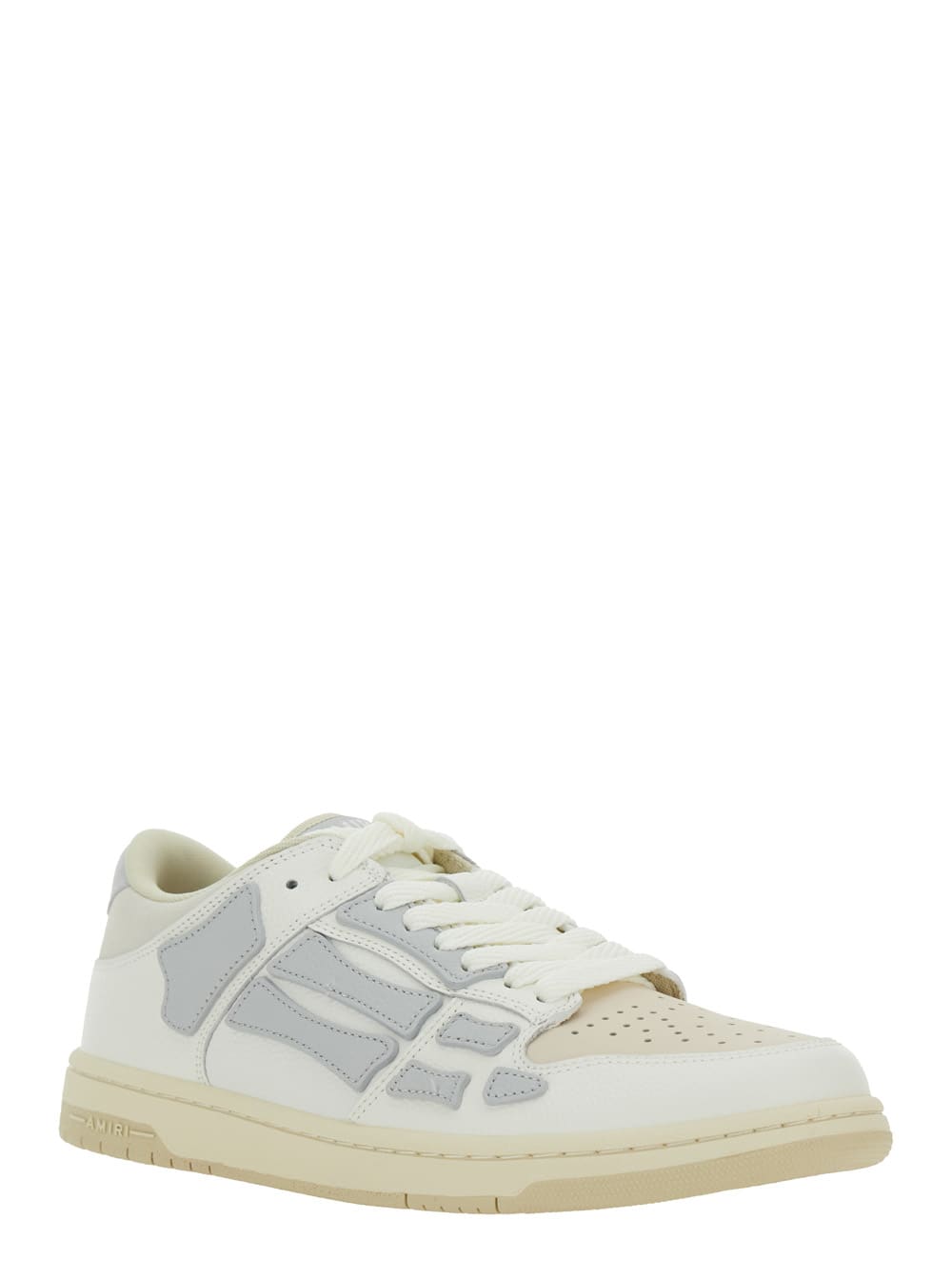 Amiri Skel Top Low Sneakers In Neutral