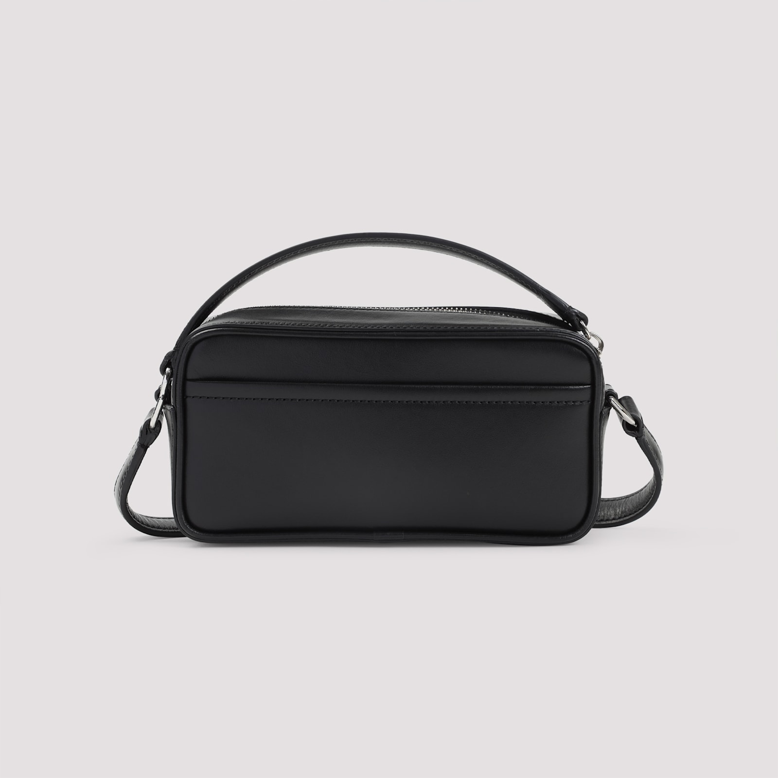 Jacquemus Rectangular Top Handle Shoulder Bag In Black