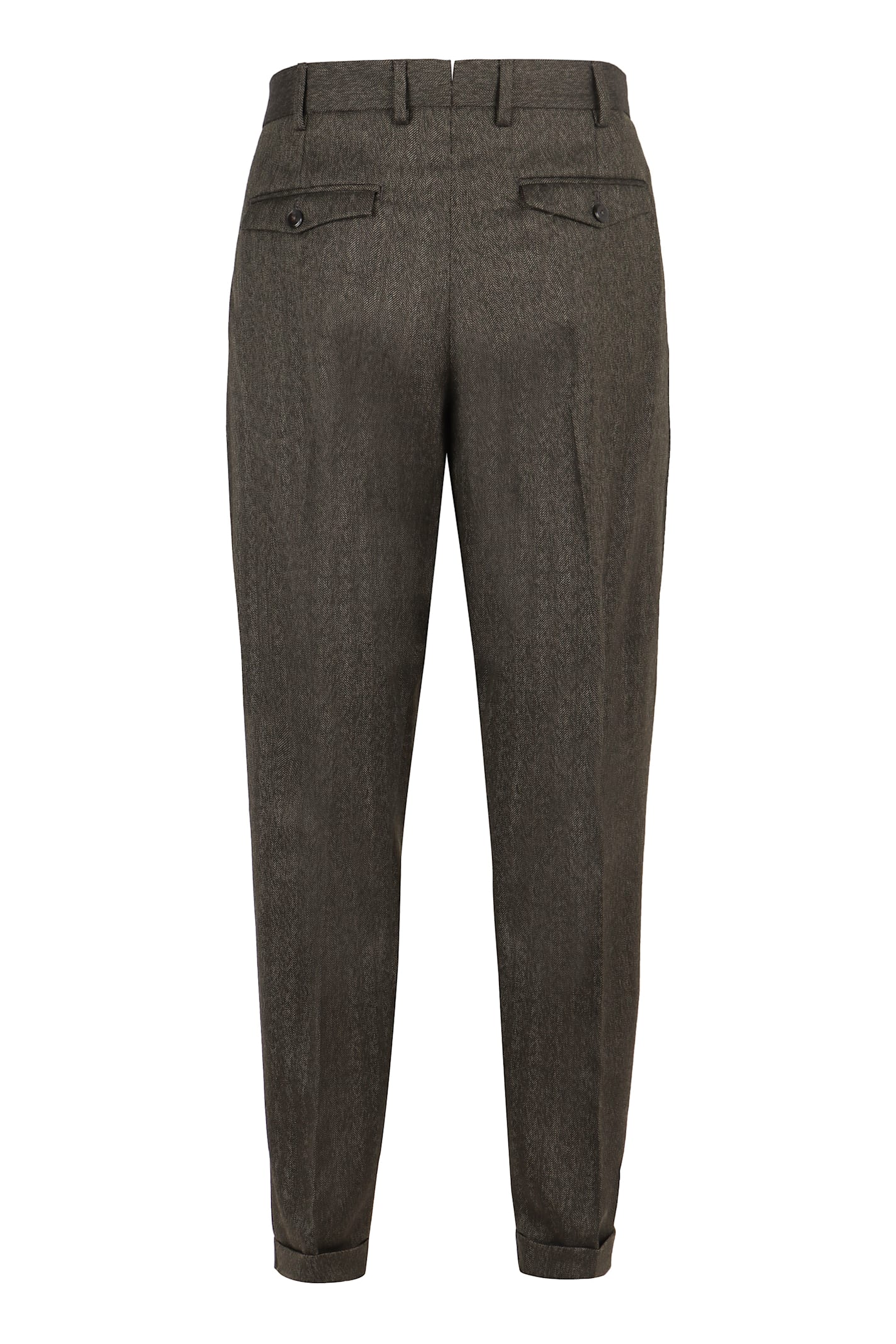 PT TORINO VIRGIN WOOL TROUSERS 