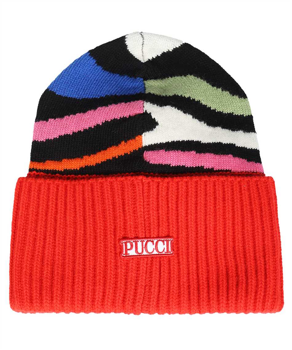 Shop Pucci Wool Hat In Red