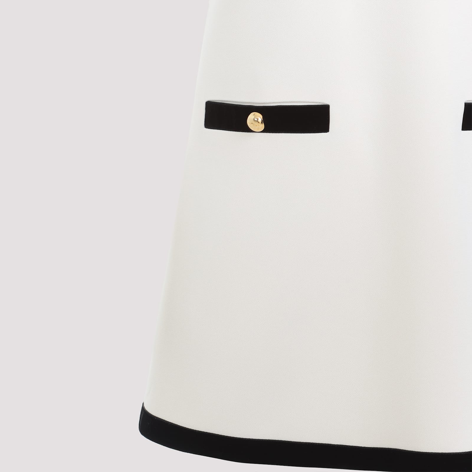 Shop Prada Sablè Mini Dress In Naturale