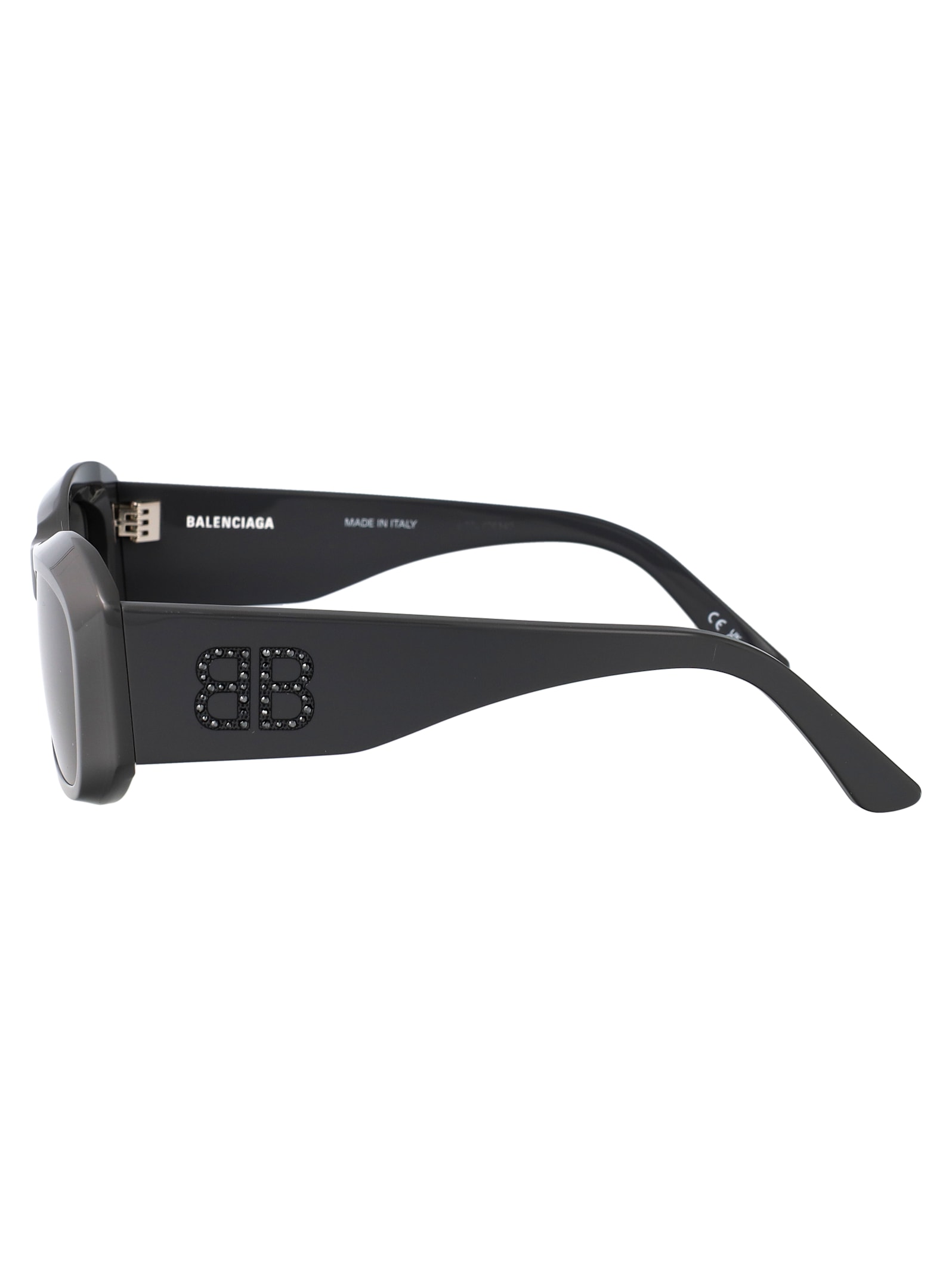 Balenciaga Bb0397sa Sunglasses In Grey-grey-grey